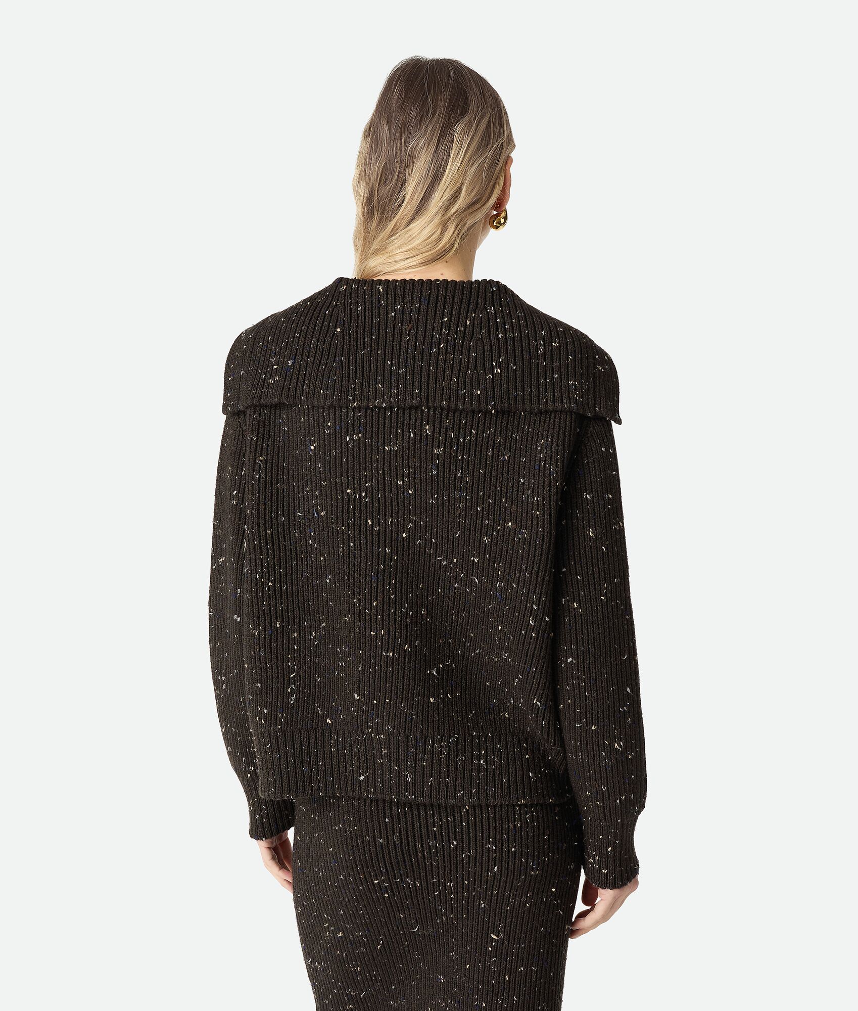 BOTTEGA VENETA 羊毛英伦罗纹开衫
