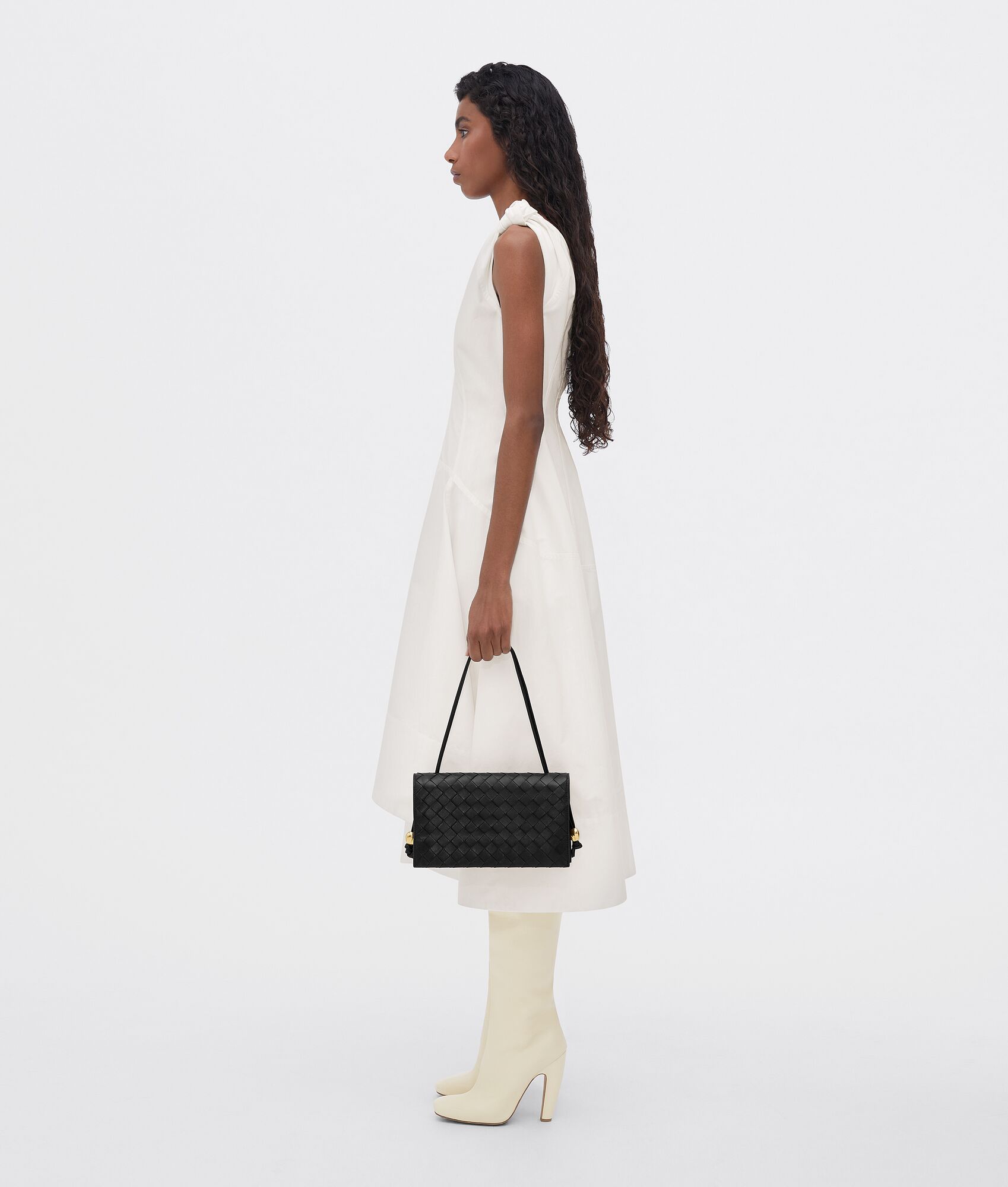 BOTTEGA VENETA Trio Pouch On Strap绳带手拿包
