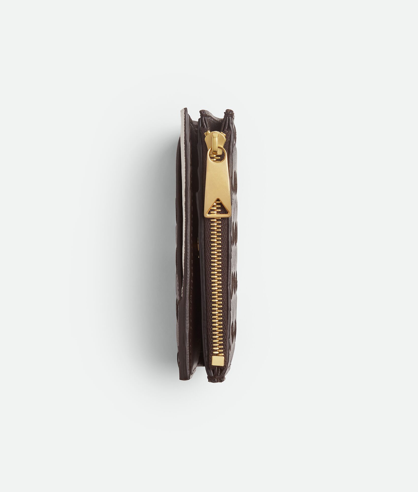 BOTTEGA VENETA Intrecciato编织斜向小号双折钱包