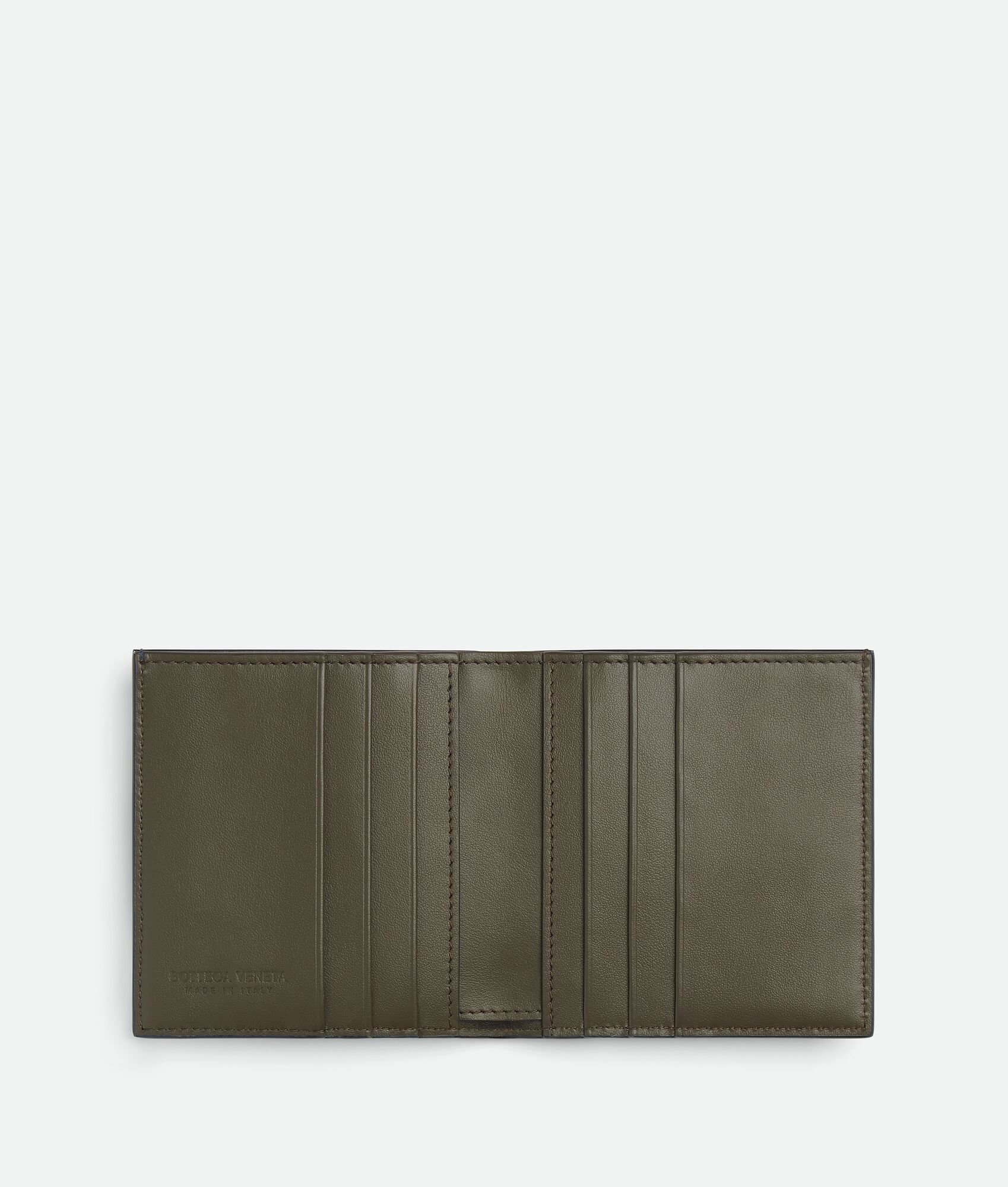 BOTTEGA VENETA Intrecciato编织双折薄钱包