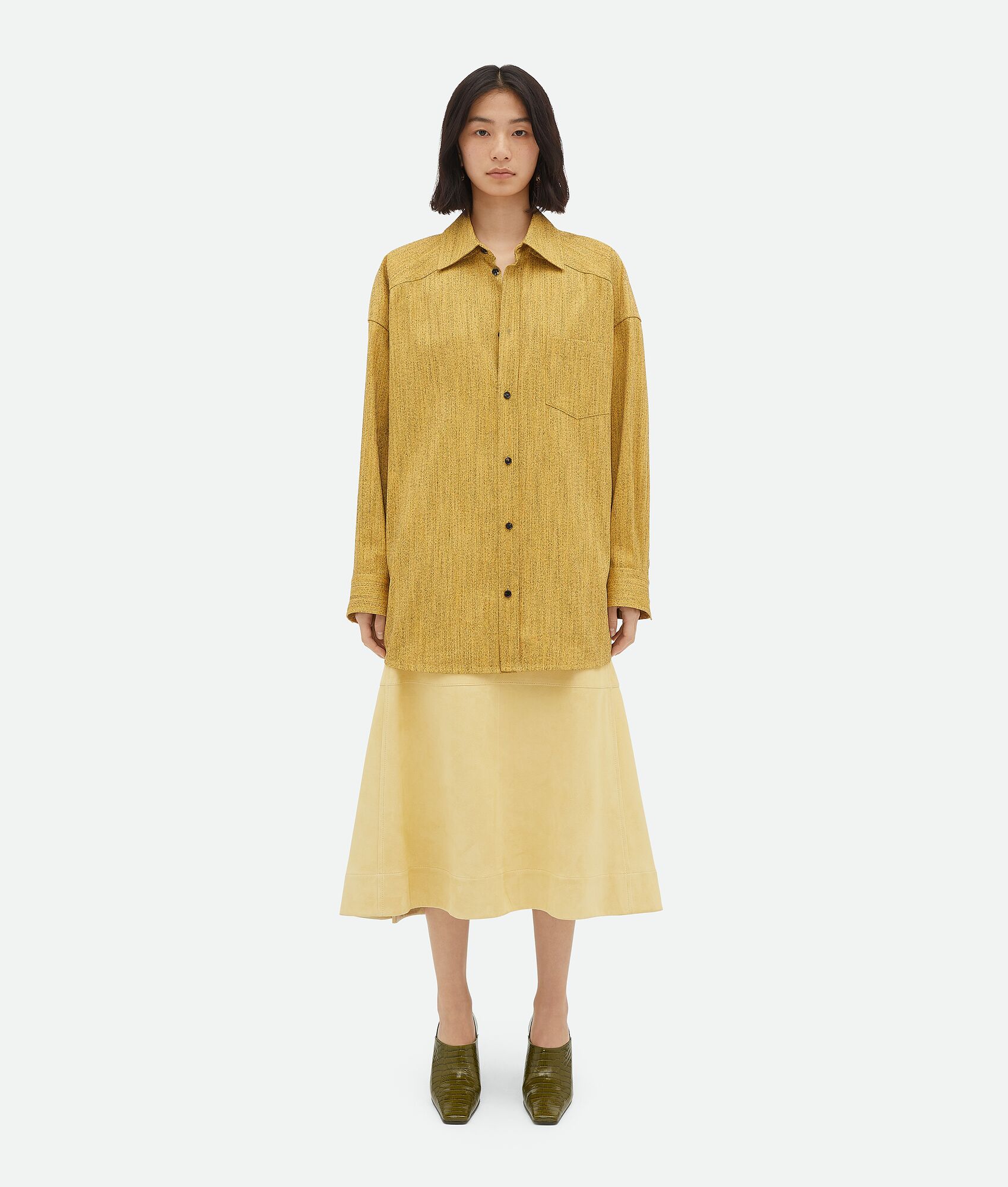 BOTTEGA VENETA 轻盈棉质毛圈绒衬衫