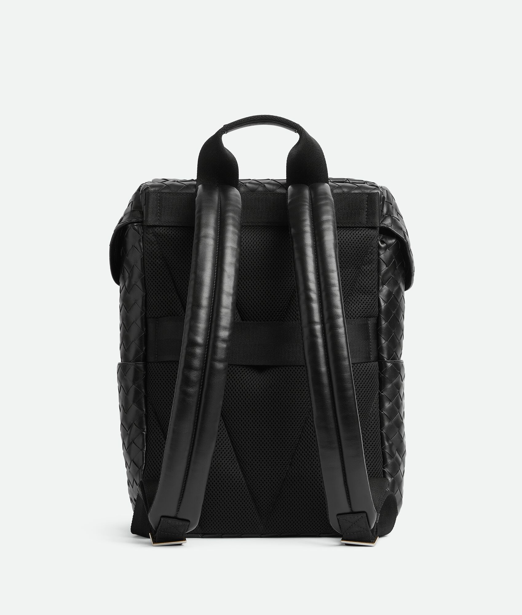 BOTTEGA VENETA Intrecciato编织翻盖背包