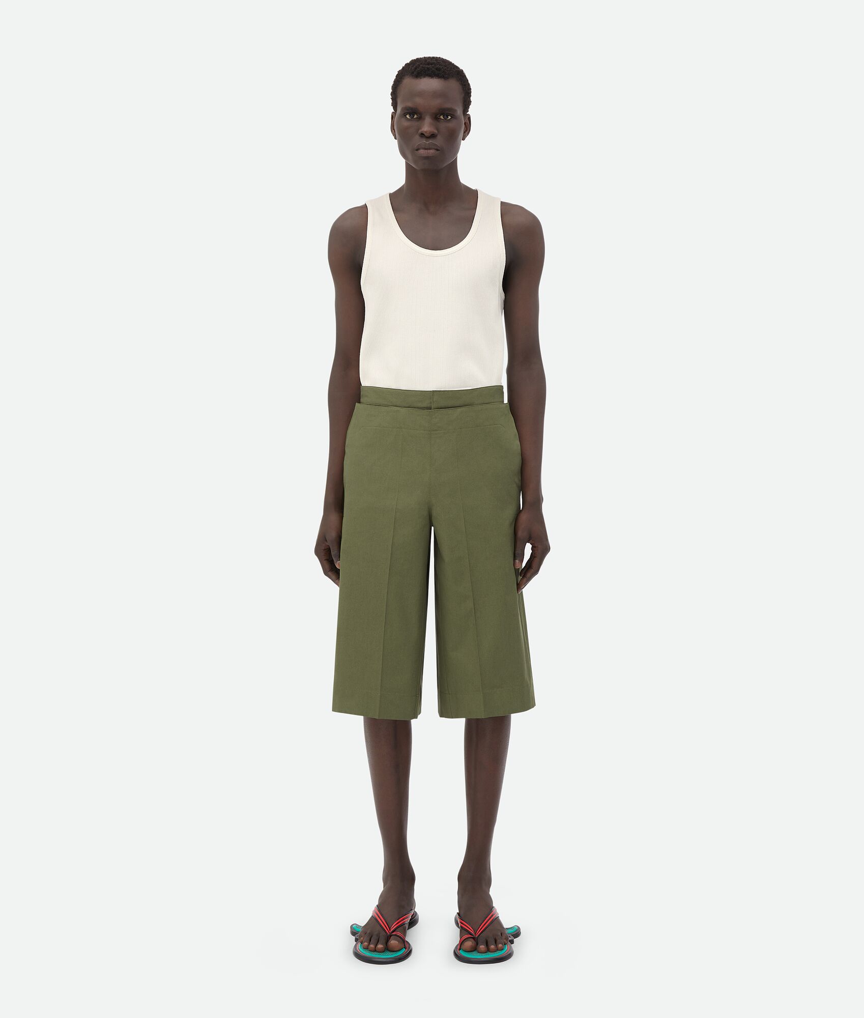 BOTTEGA VENETA 紧致棉质短裤