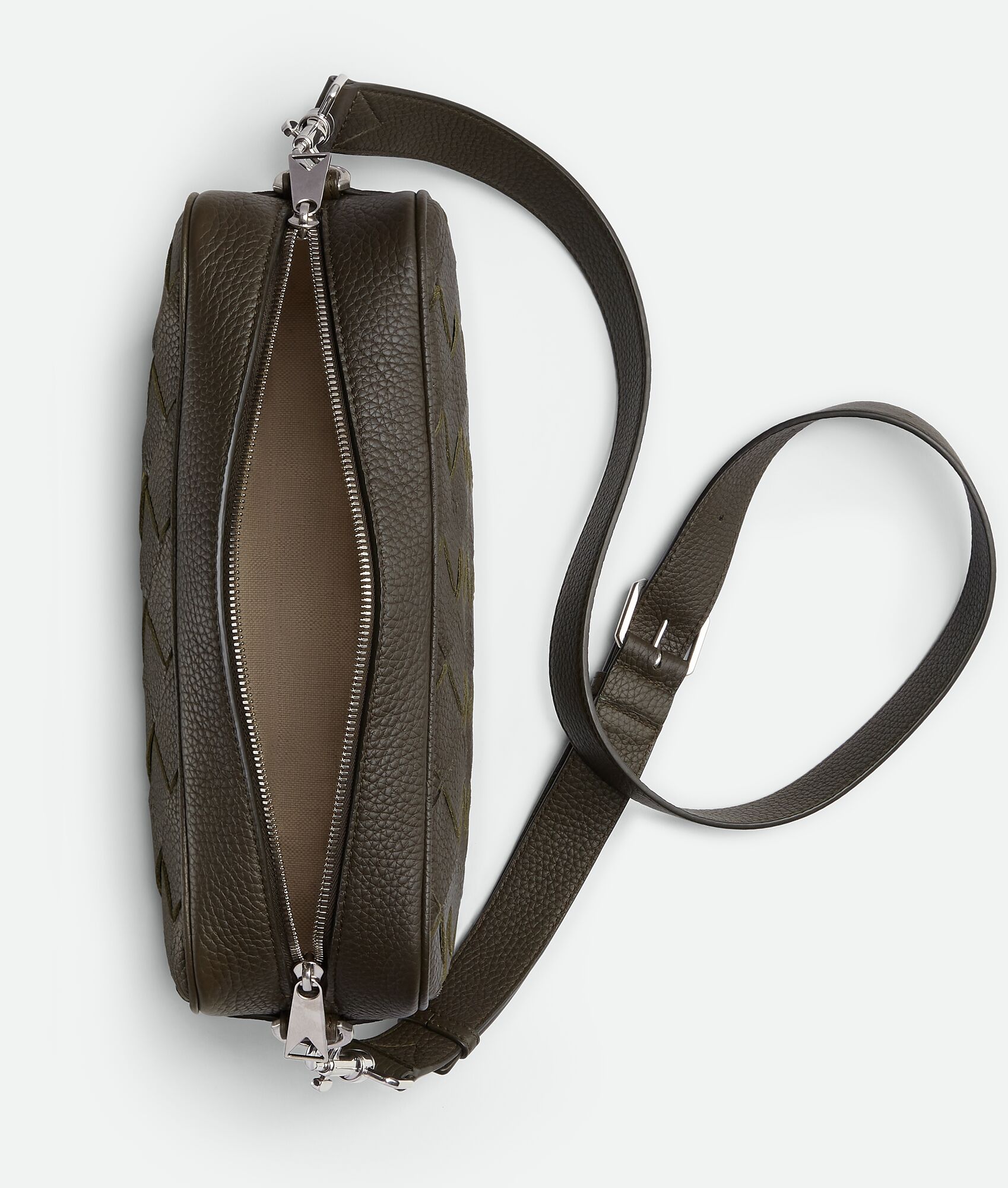 BOTTEGA VENETA 中号Intrecciato编织相机包