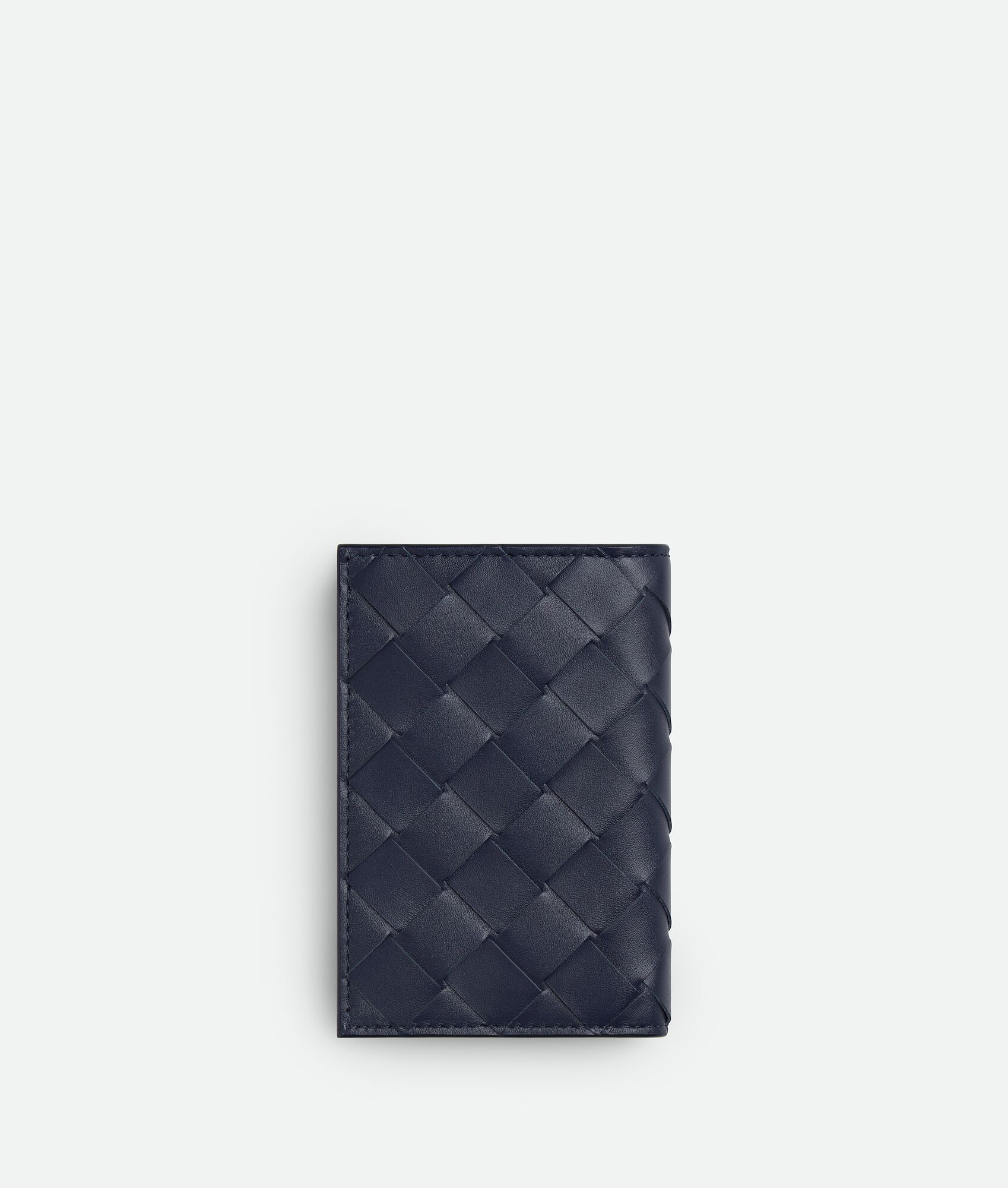 BOTTEGA VENETA Intrecciato编织翻盖卡包