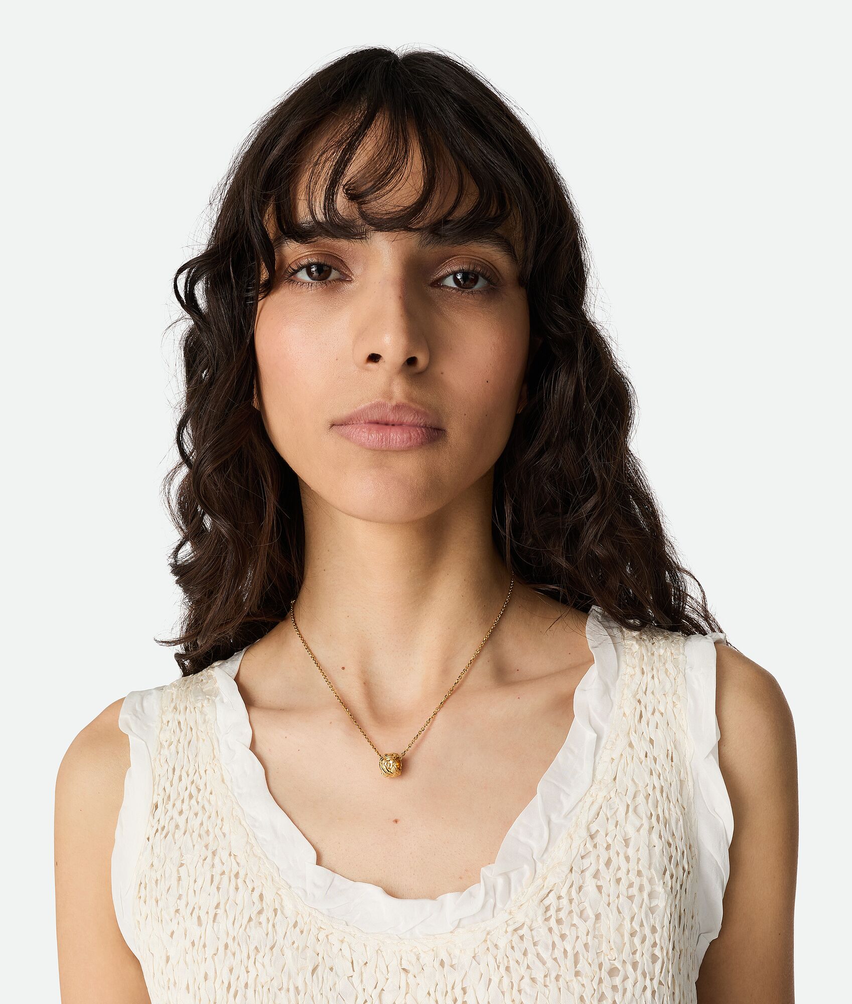 BOTTEGA VENETA Intreccio编织吊坠项链