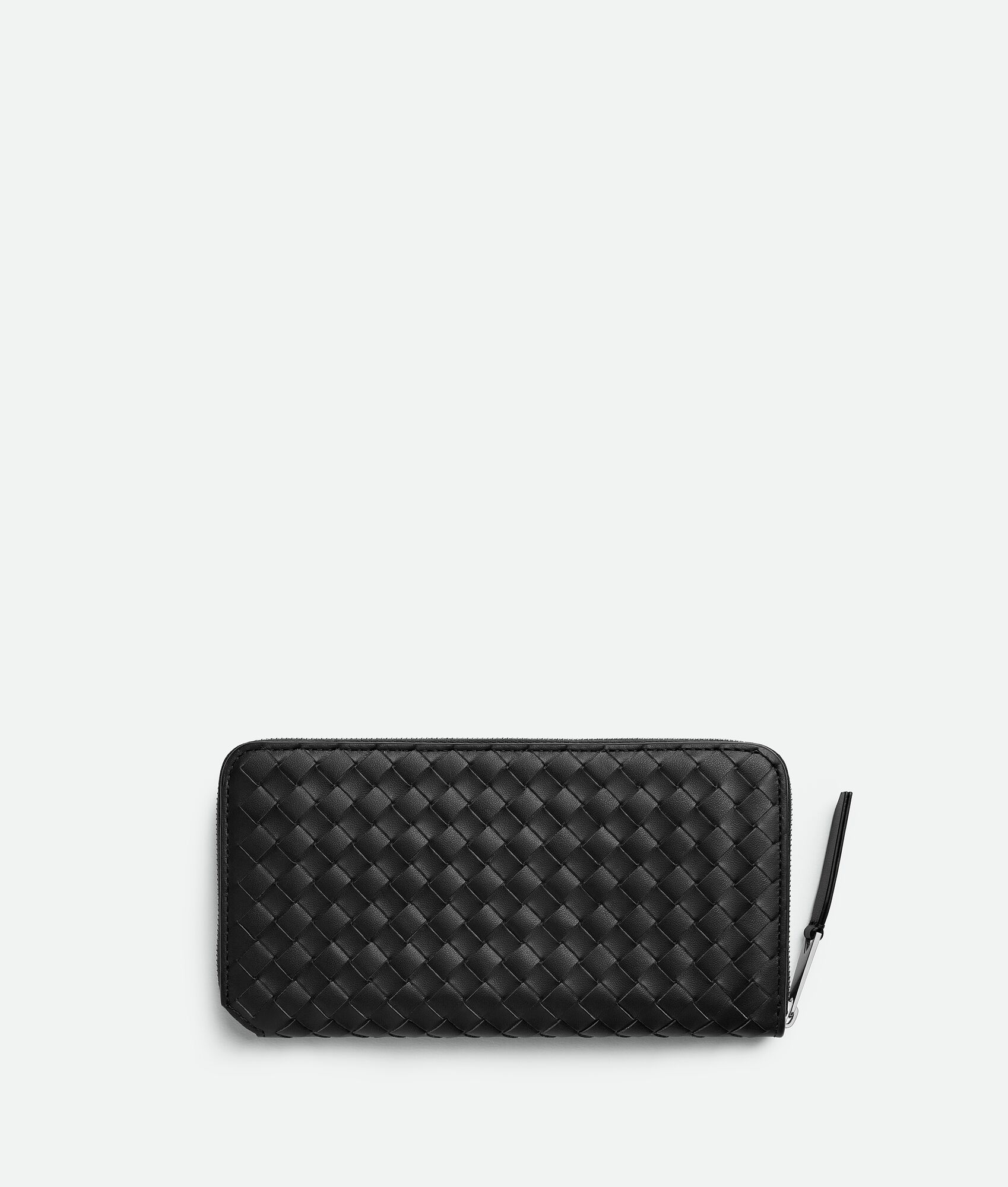 BOTTEGA VENETA Intrecciato编织Piccolo环绕式拉链钱包