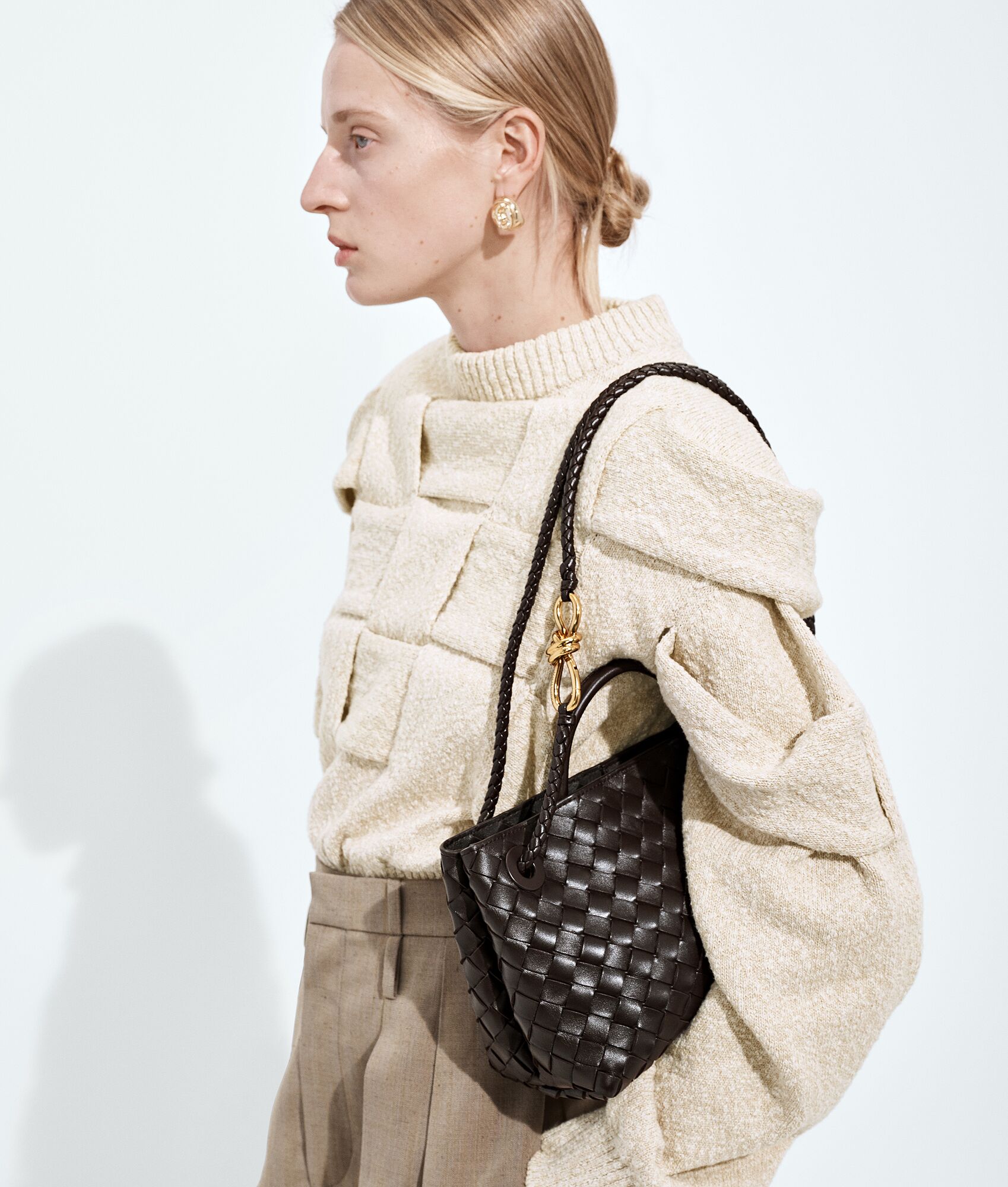 BOTTEGA VENETA 小号横款Andiamo手提包