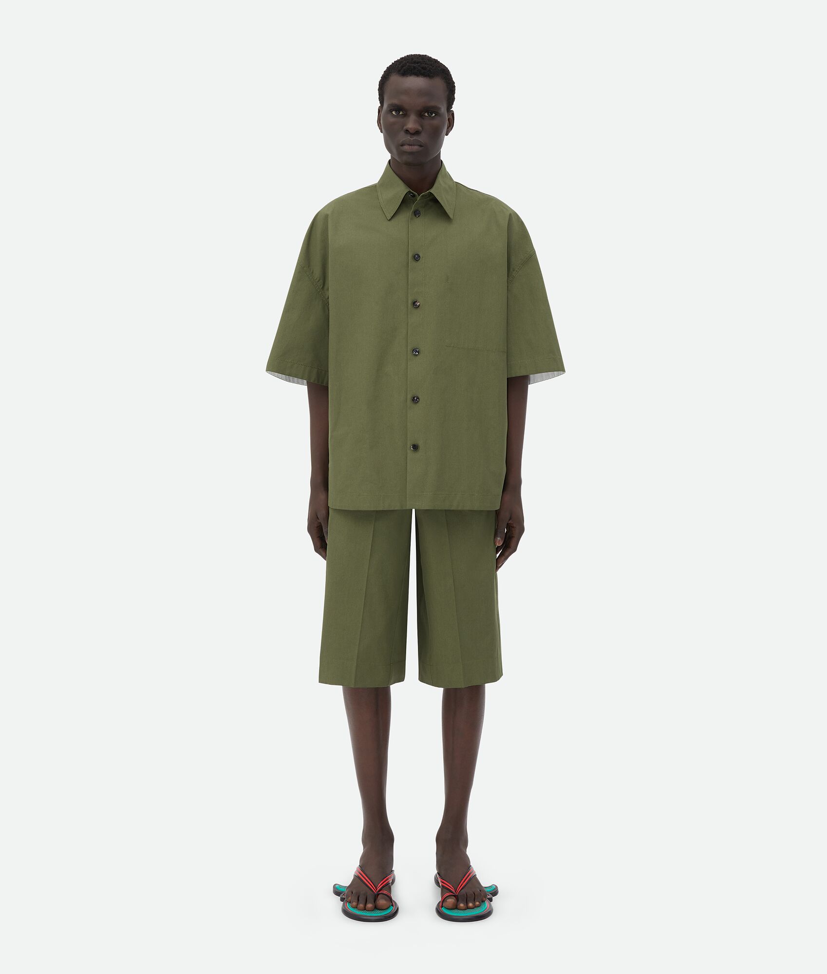 BOTTEGA VENETA 紧致棉质短裤