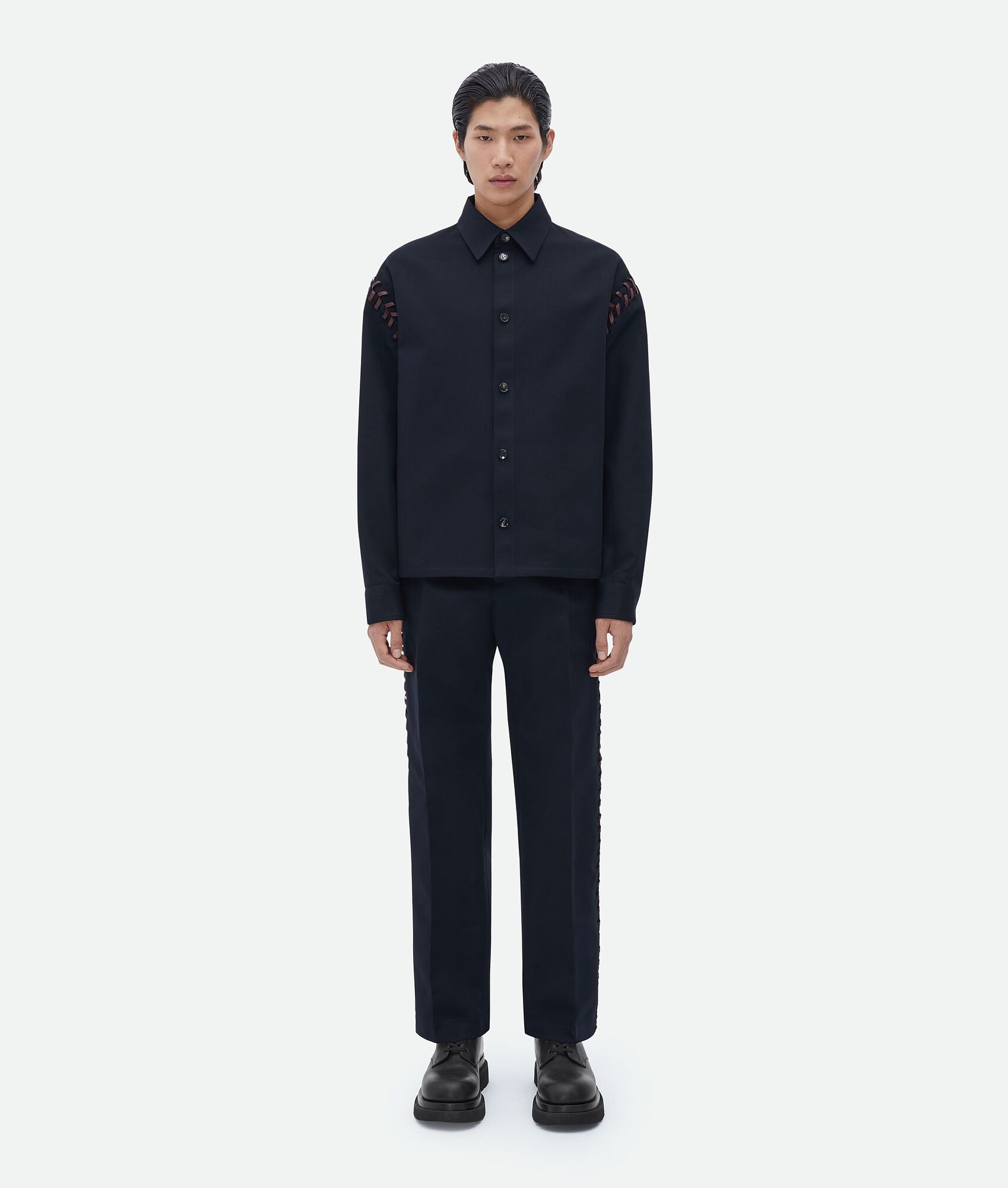 BOTTEGA VENETA 棉质帆布系带夹克