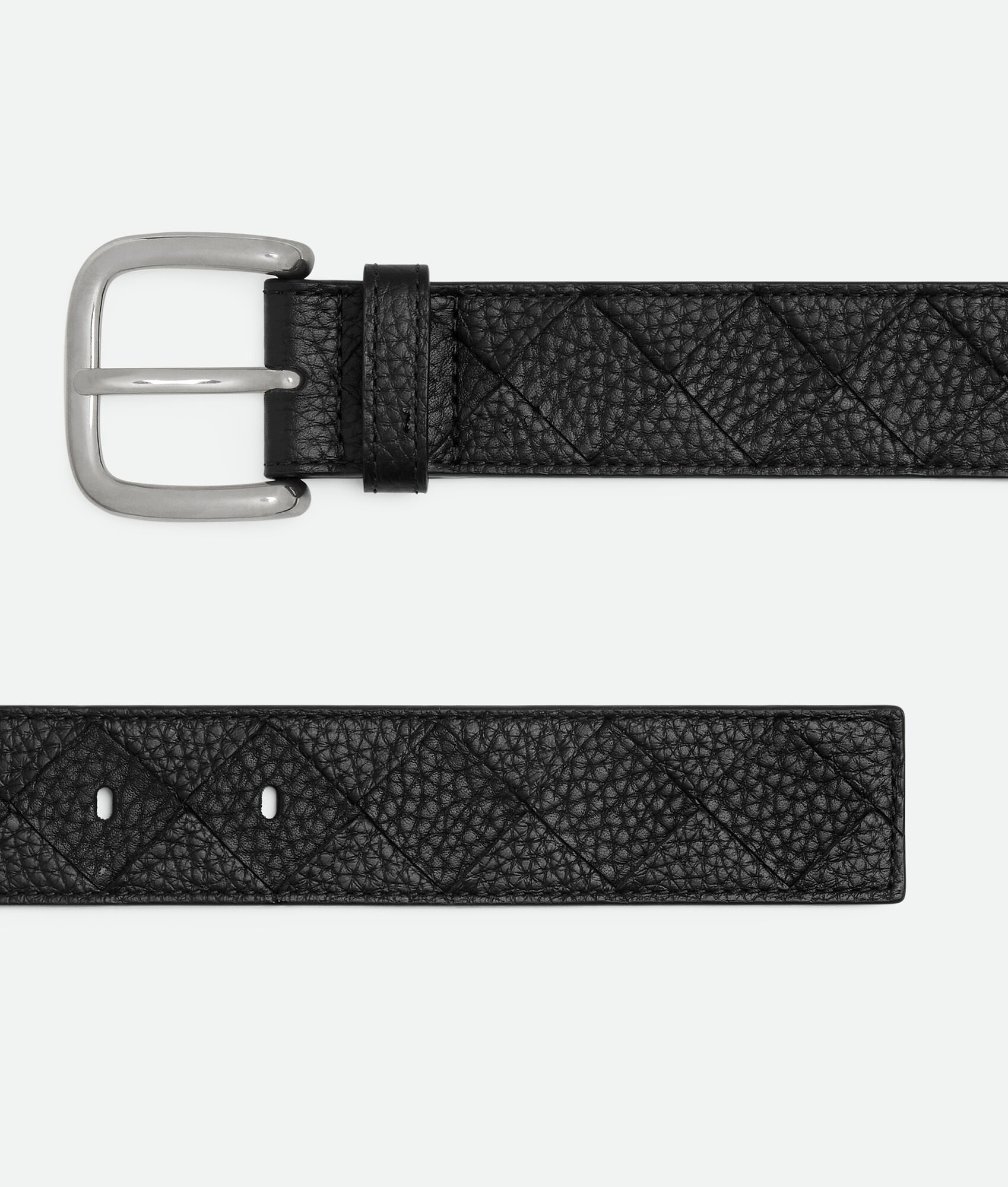 BOTTEGA VENETA Intrecciato编织Taurillon腰带