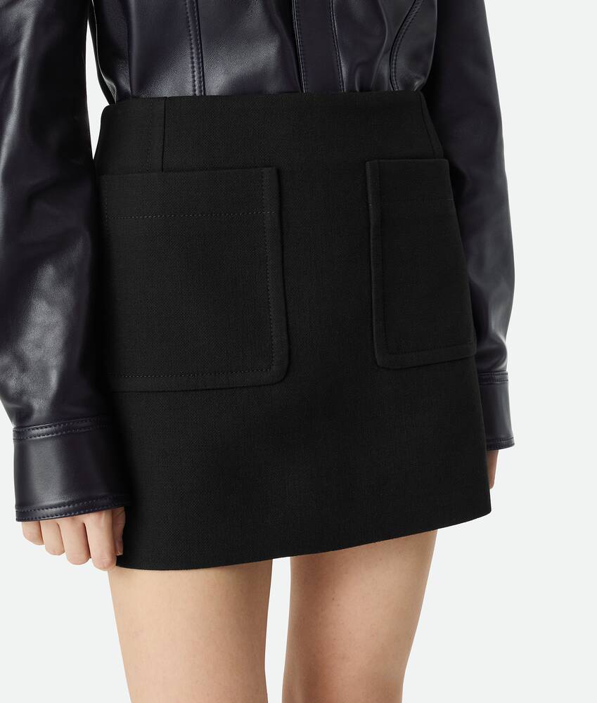 BOTTEGA VENETA 双面棉混纺半身裙