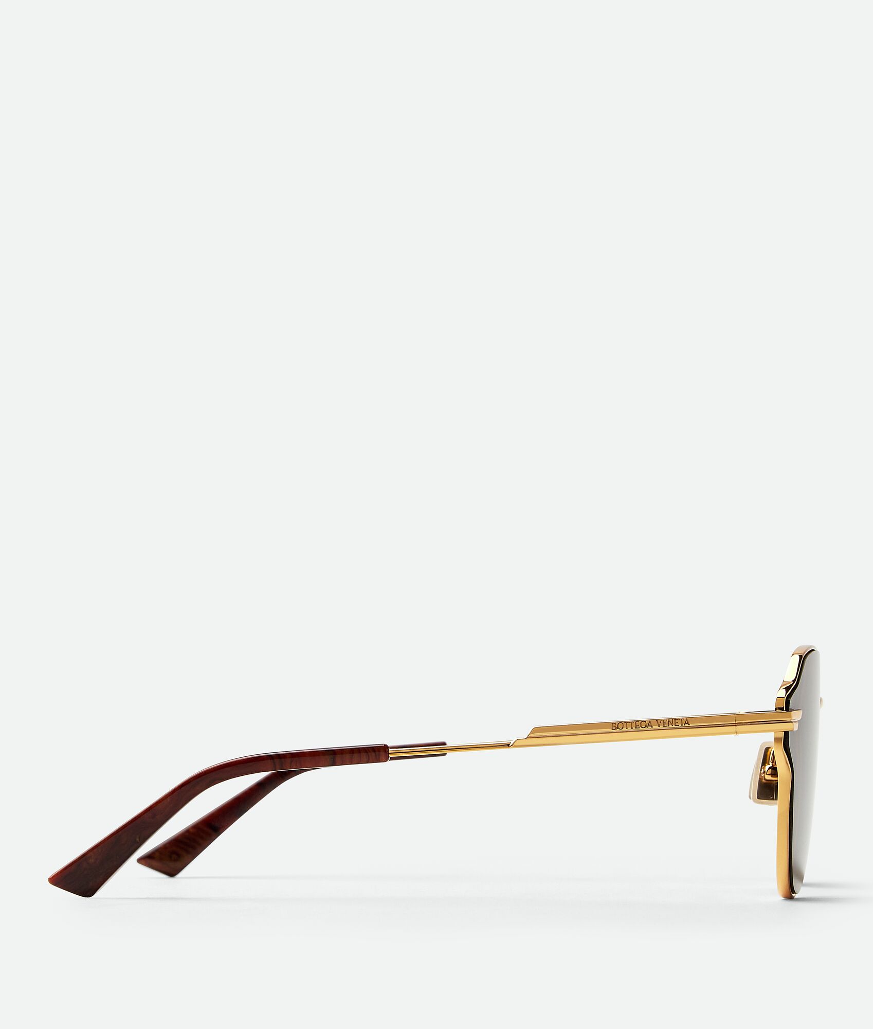 BOTTEGA VENETA Glaze金属飞行员太阳眼镜