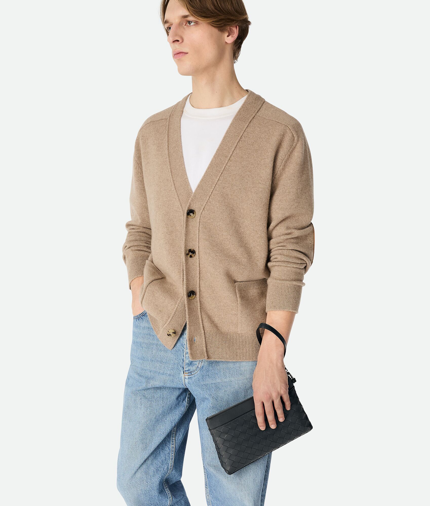 BOTTEGA VENETA Intrecciato Prism编织手拿包
