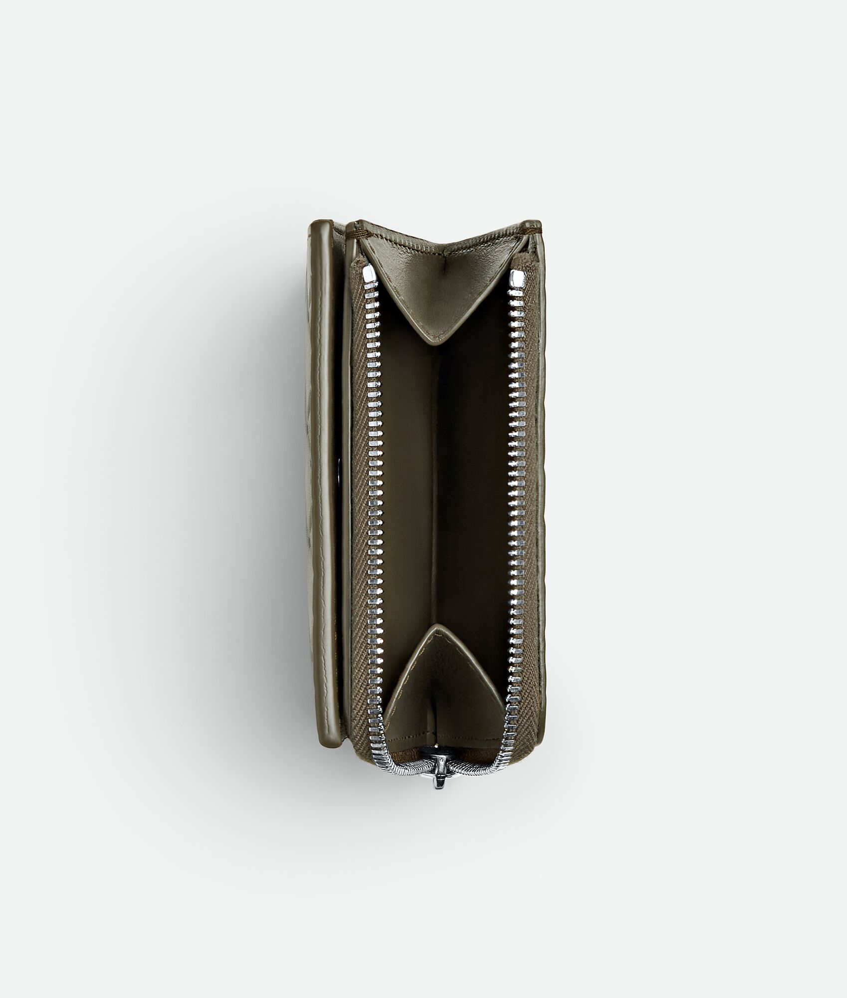 BOTTEGA VENETA Intrecciato Stamp编织双折钱包