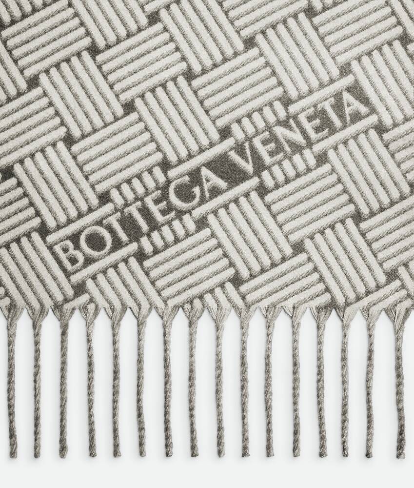 BOTTEGA VENETA Intreccio编织图案山羊绒毛毯