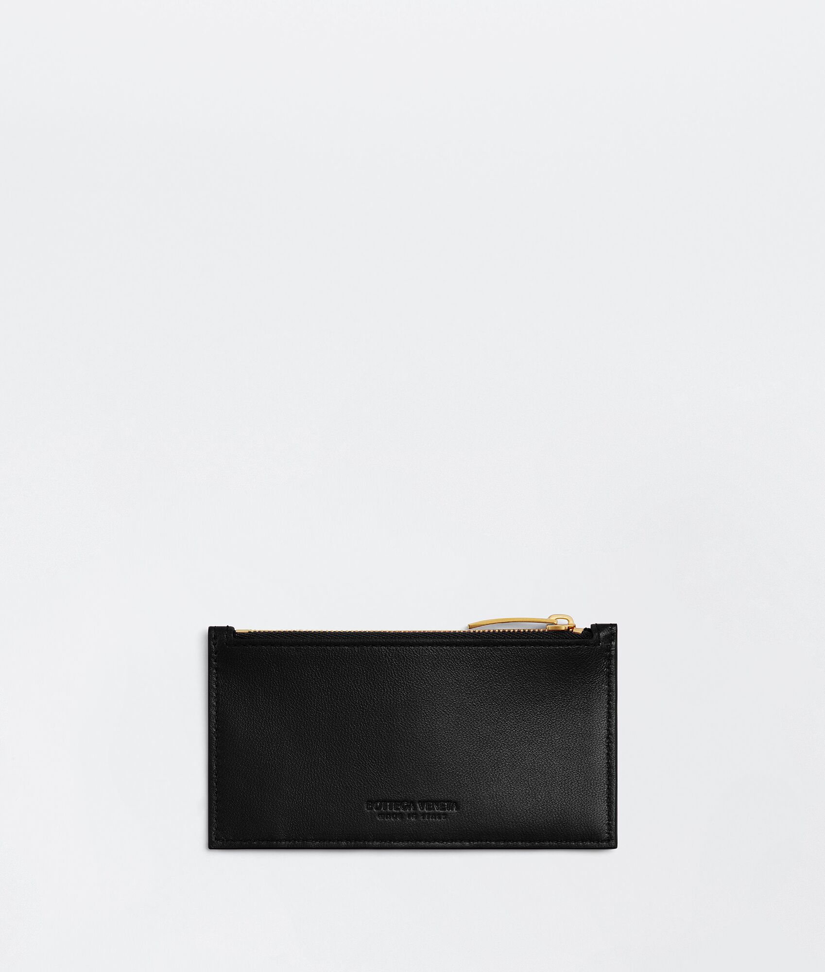 BOTTEGA VENETA Intrecciato编织拉链卡包