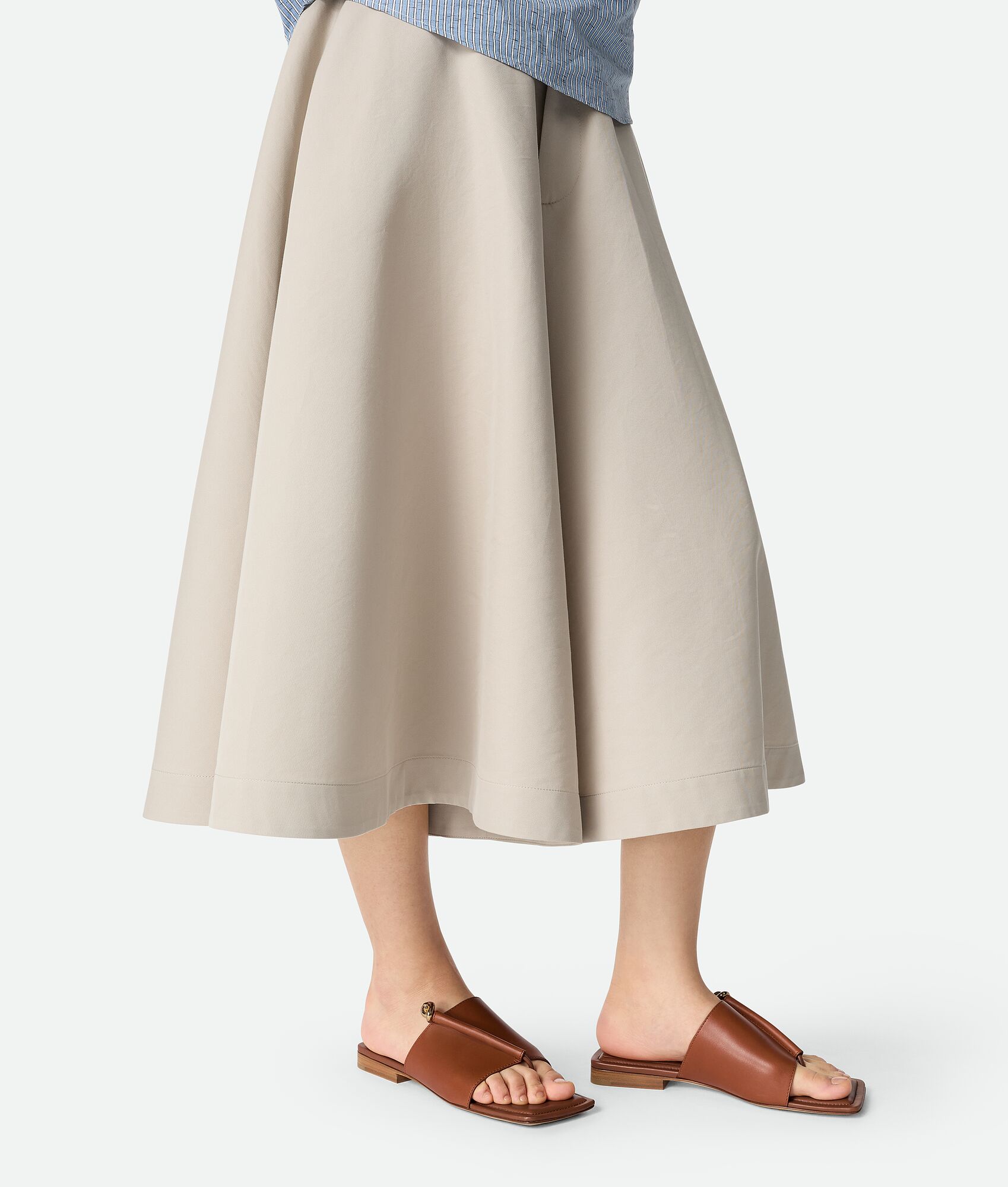 BOTTEGA VENETA 女士Solstice平底夹趾凉鞋