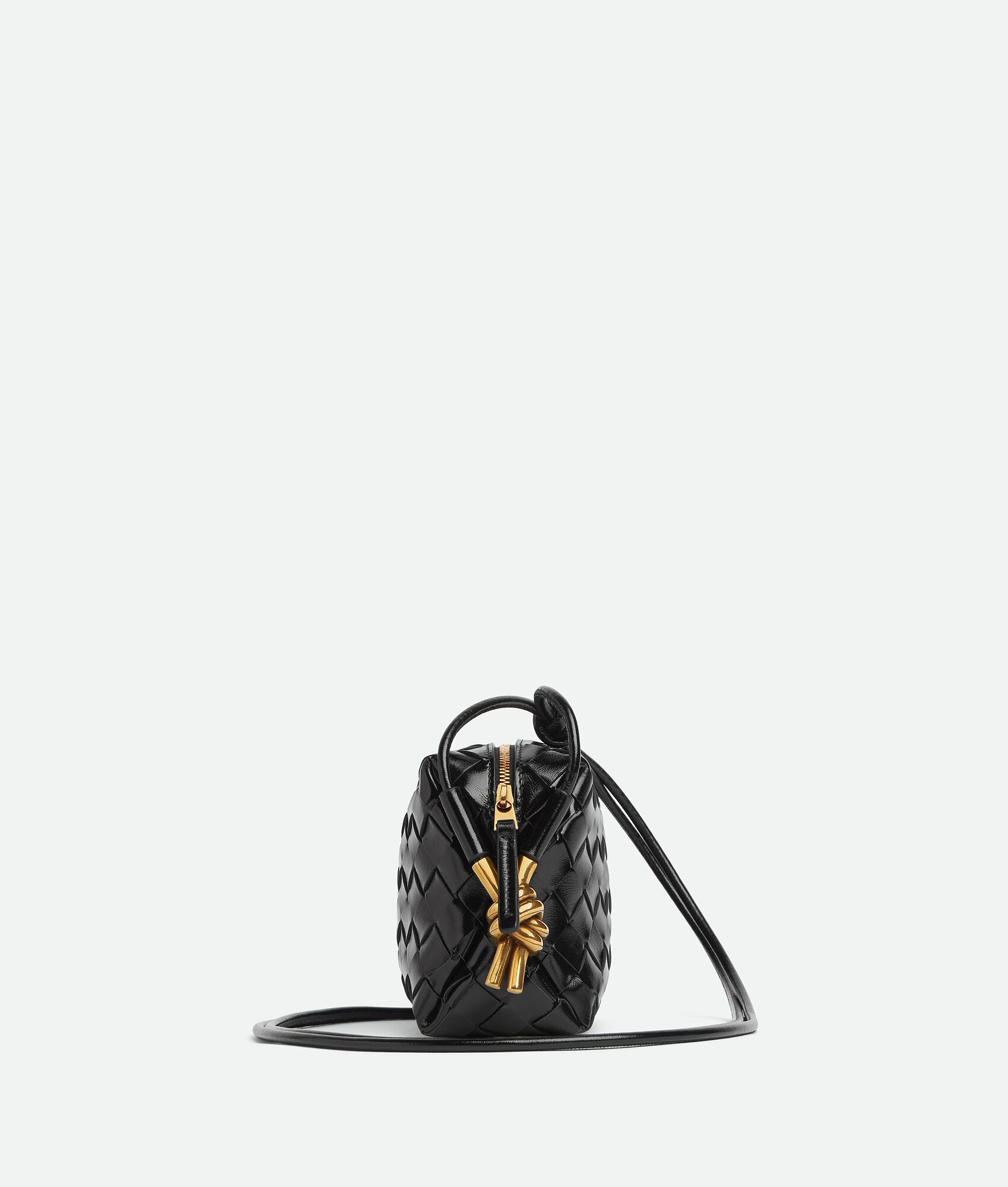 BOTTEGA VENETA Loop迷你金属扭结斜挎包