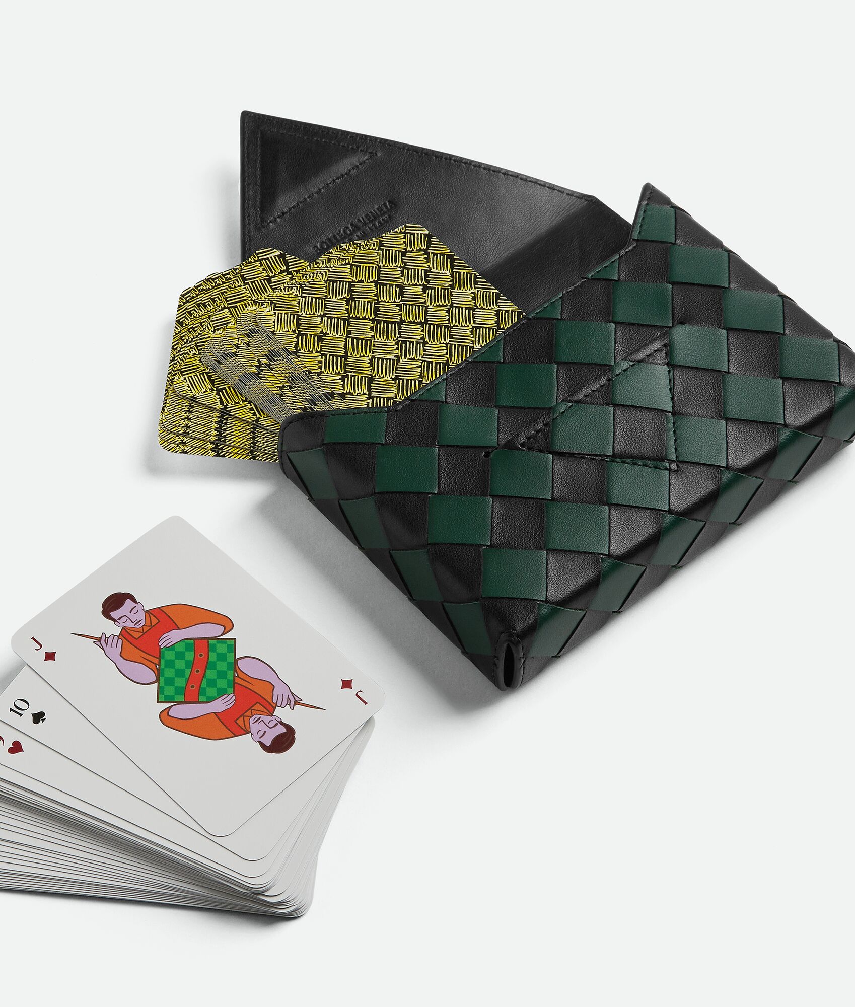 BOTTEGA VENETA Intrecciato编织扑克牌套装