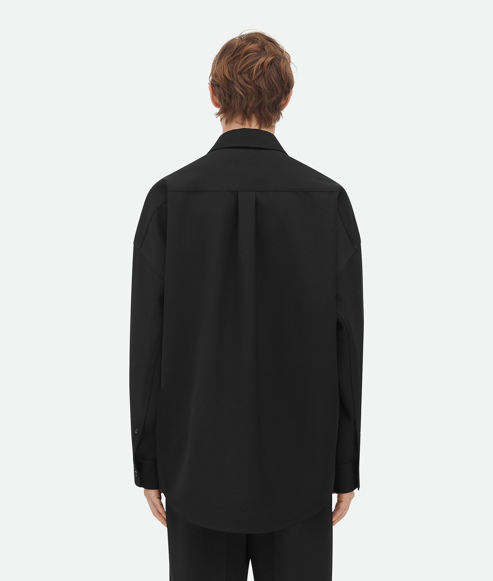 BOTTEGA VENETA 羊毛斜纹衬衫