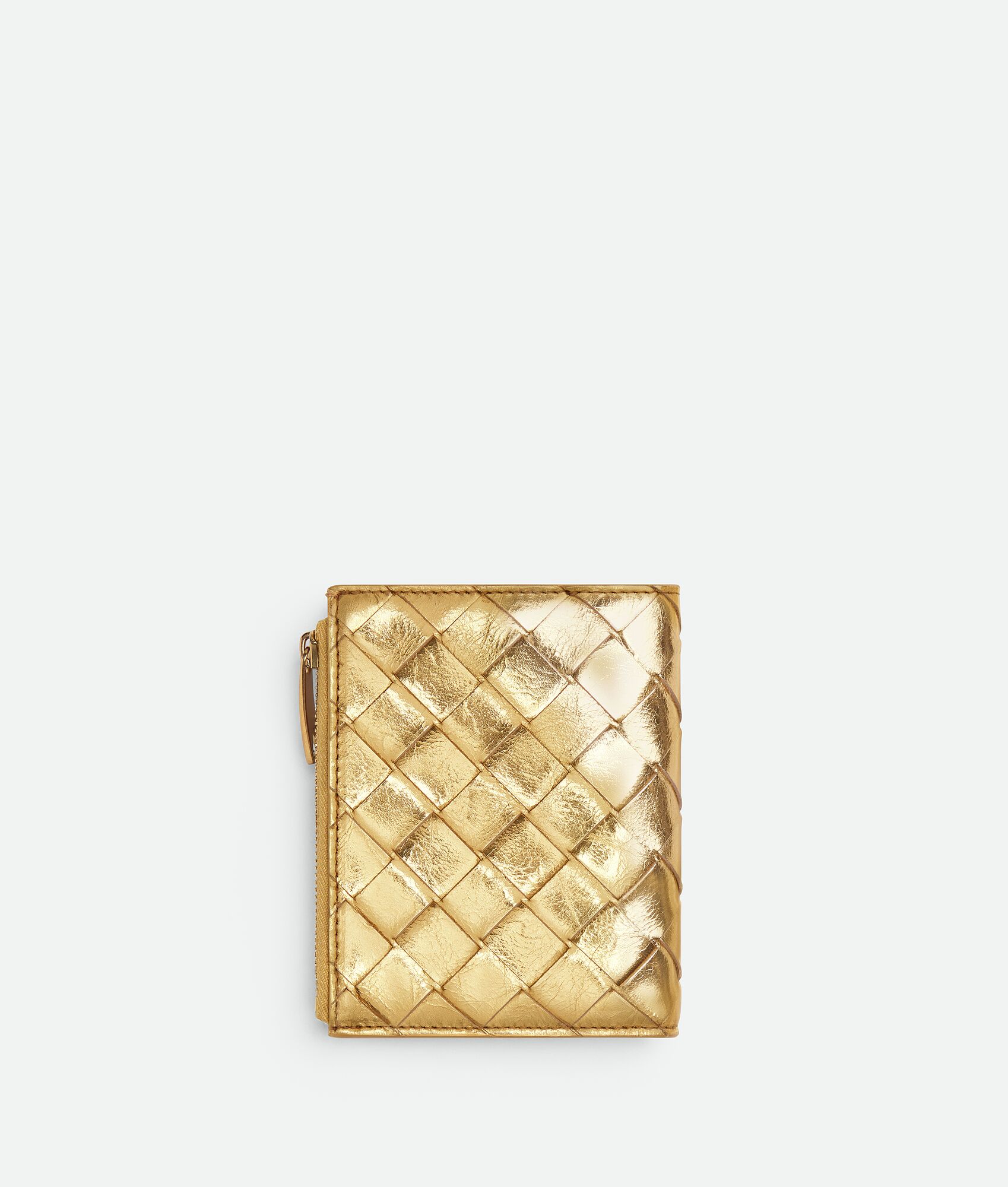 BOTTEGA VENETA 小号Intrecciato编织双折钱包