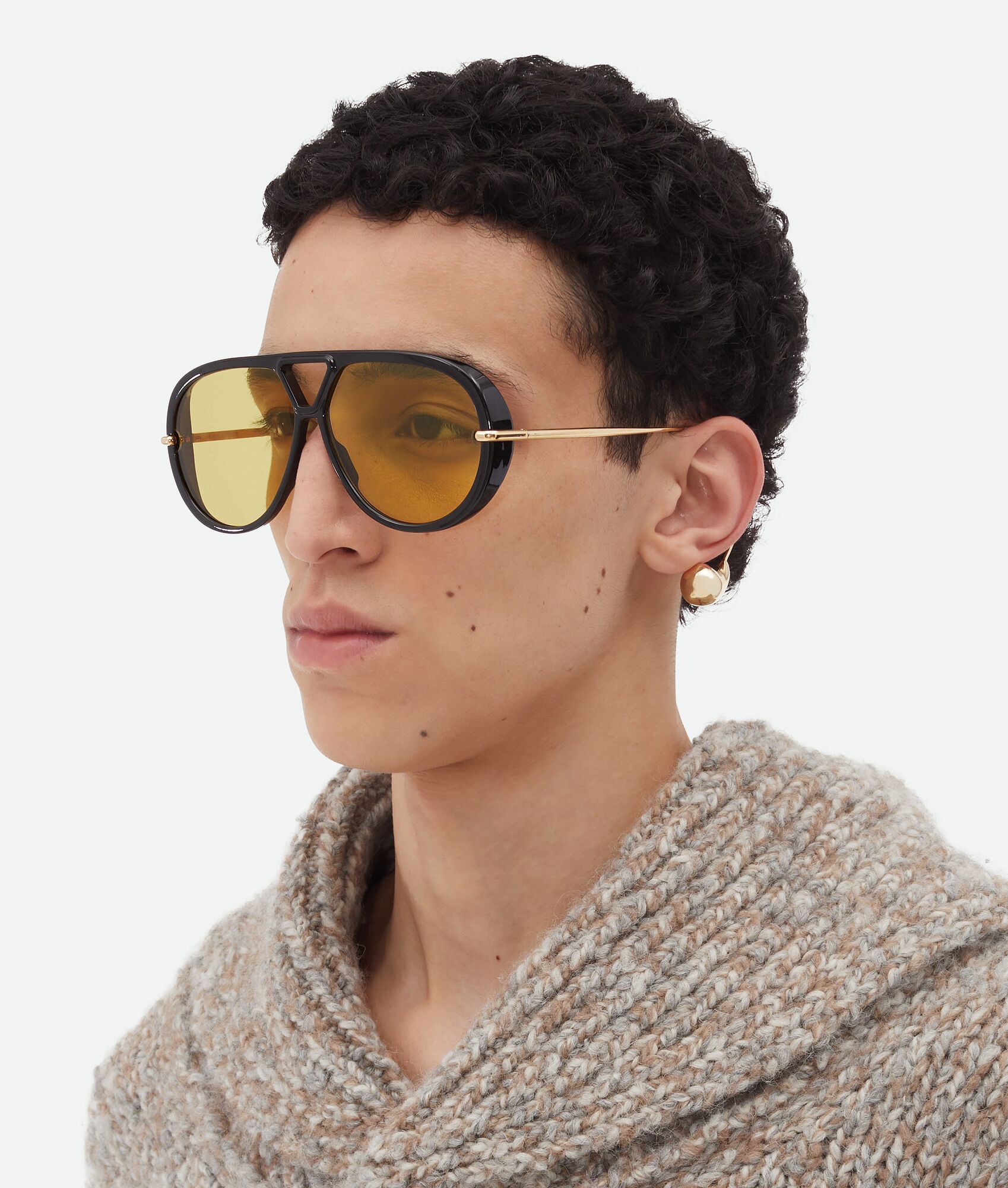 BOTTEGA VENETA Drop飞行员太阳眼镜