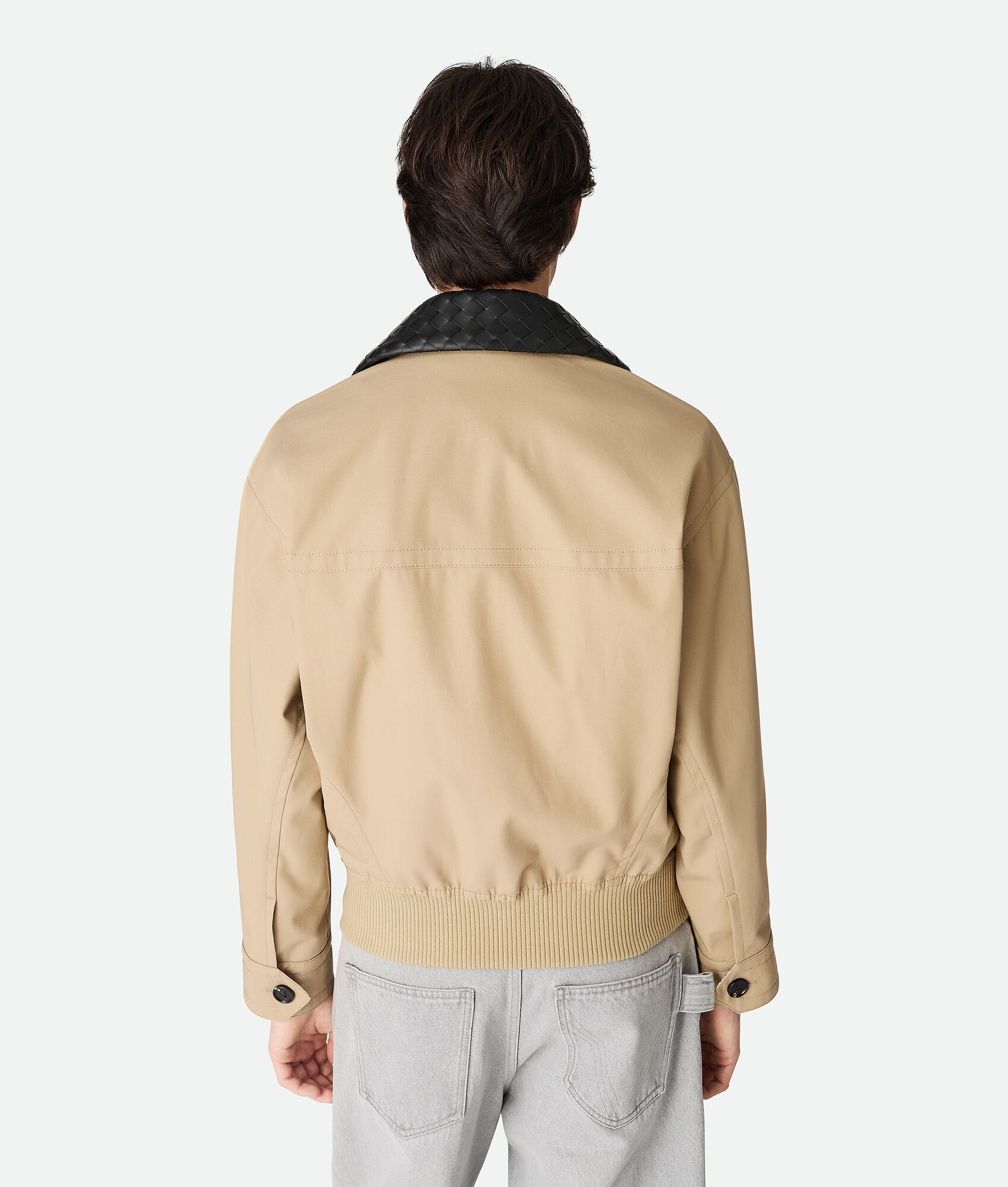BOTTEGA VENETA 棉质斜纹束腰夹克