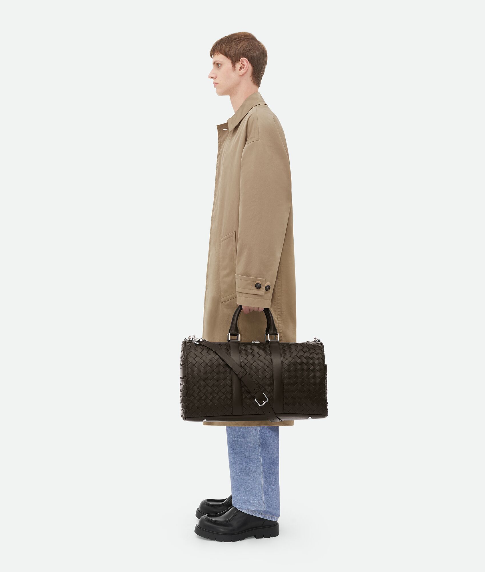 BOTTEGA VENETA Intrecciato编织旅行包