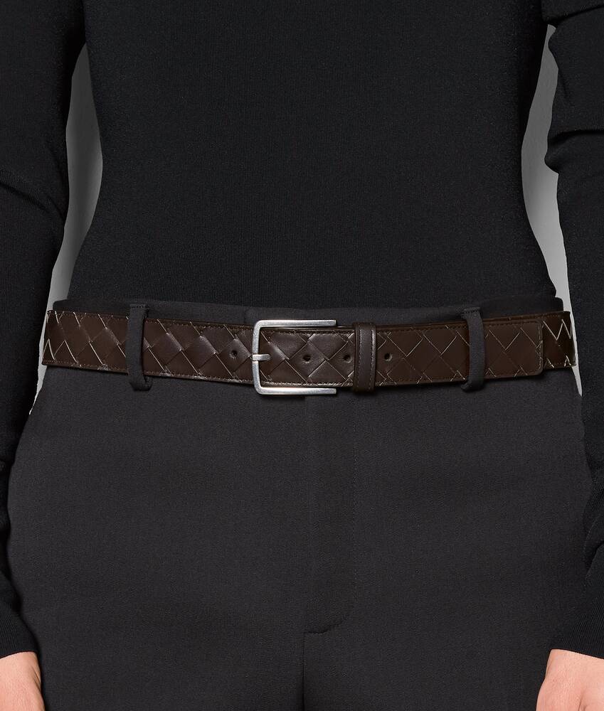 BOTTEGA VENETA Intrecciato编织腰带