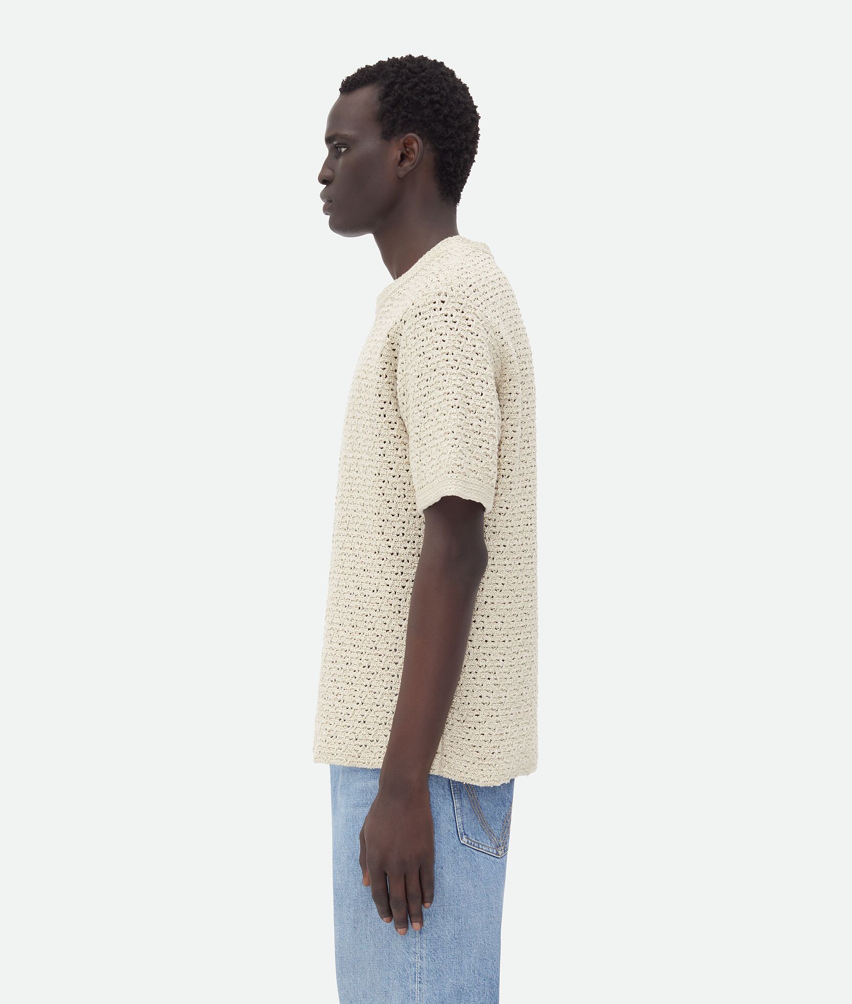 BOTTEGA VENETA 棉质钩织T恤衫