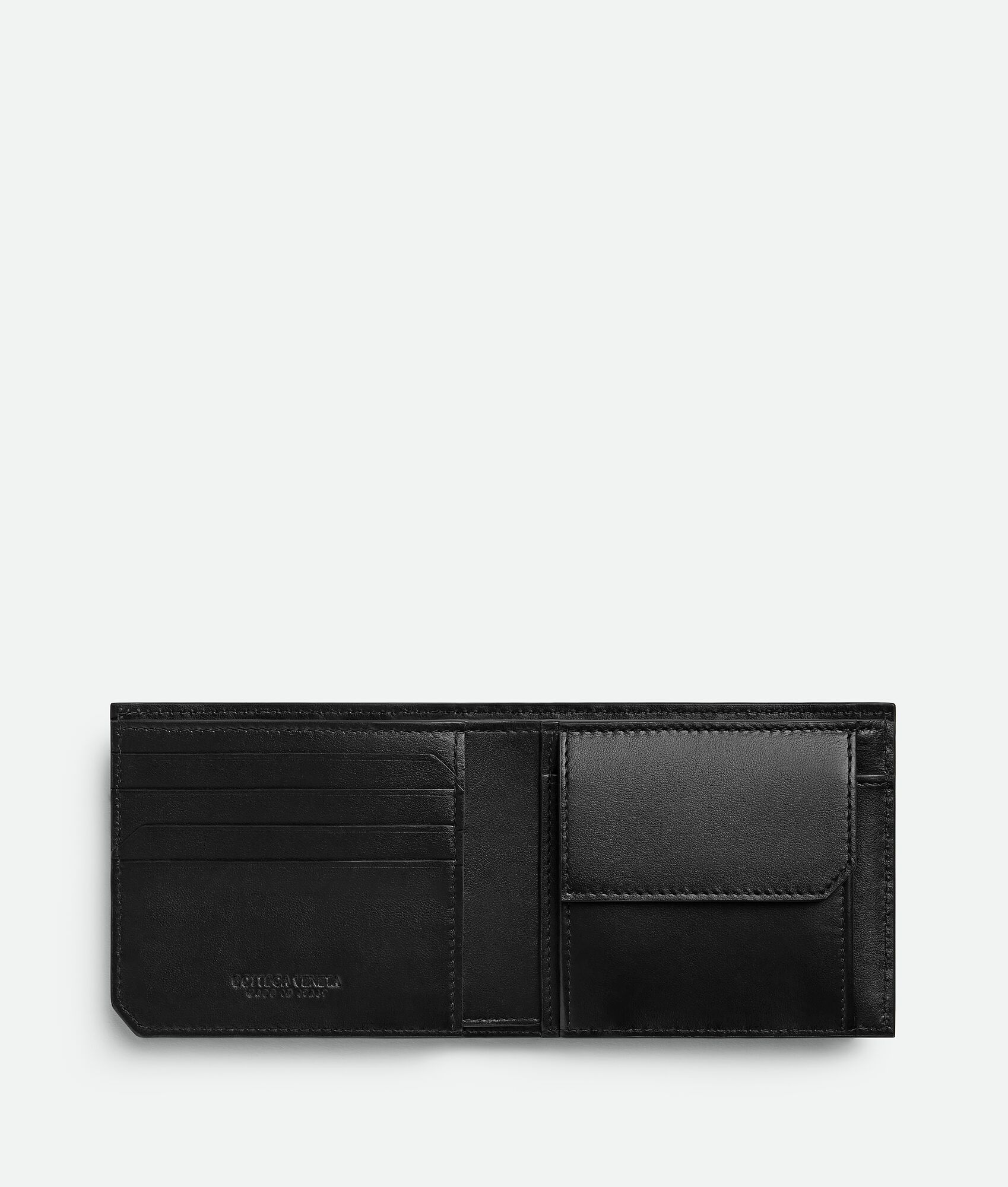 BOTTEGA VENETA Intrecciato编织Piccolo双折钱包配零钱包