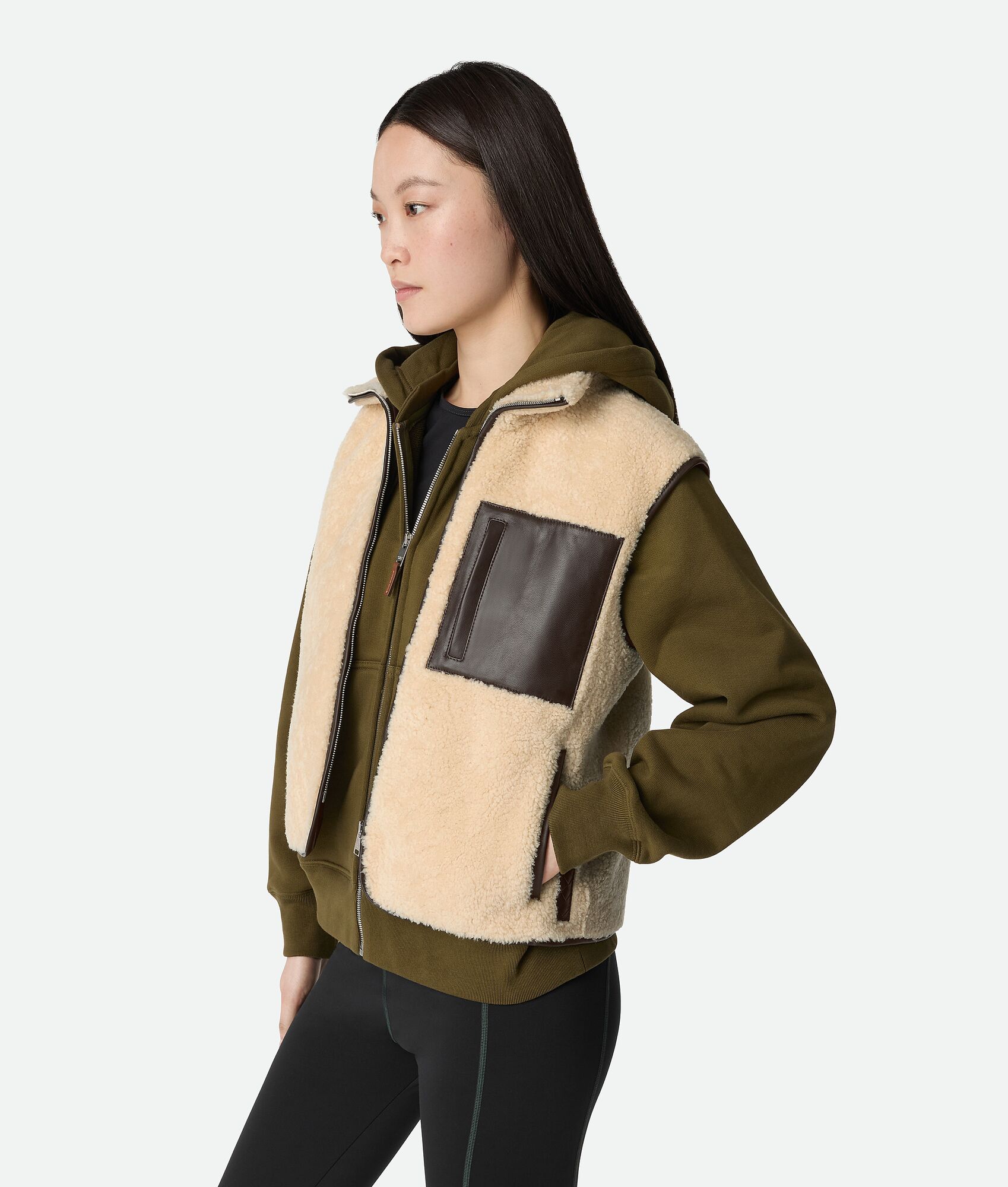 BOTTEGA VENETA 剪羊毛马甲