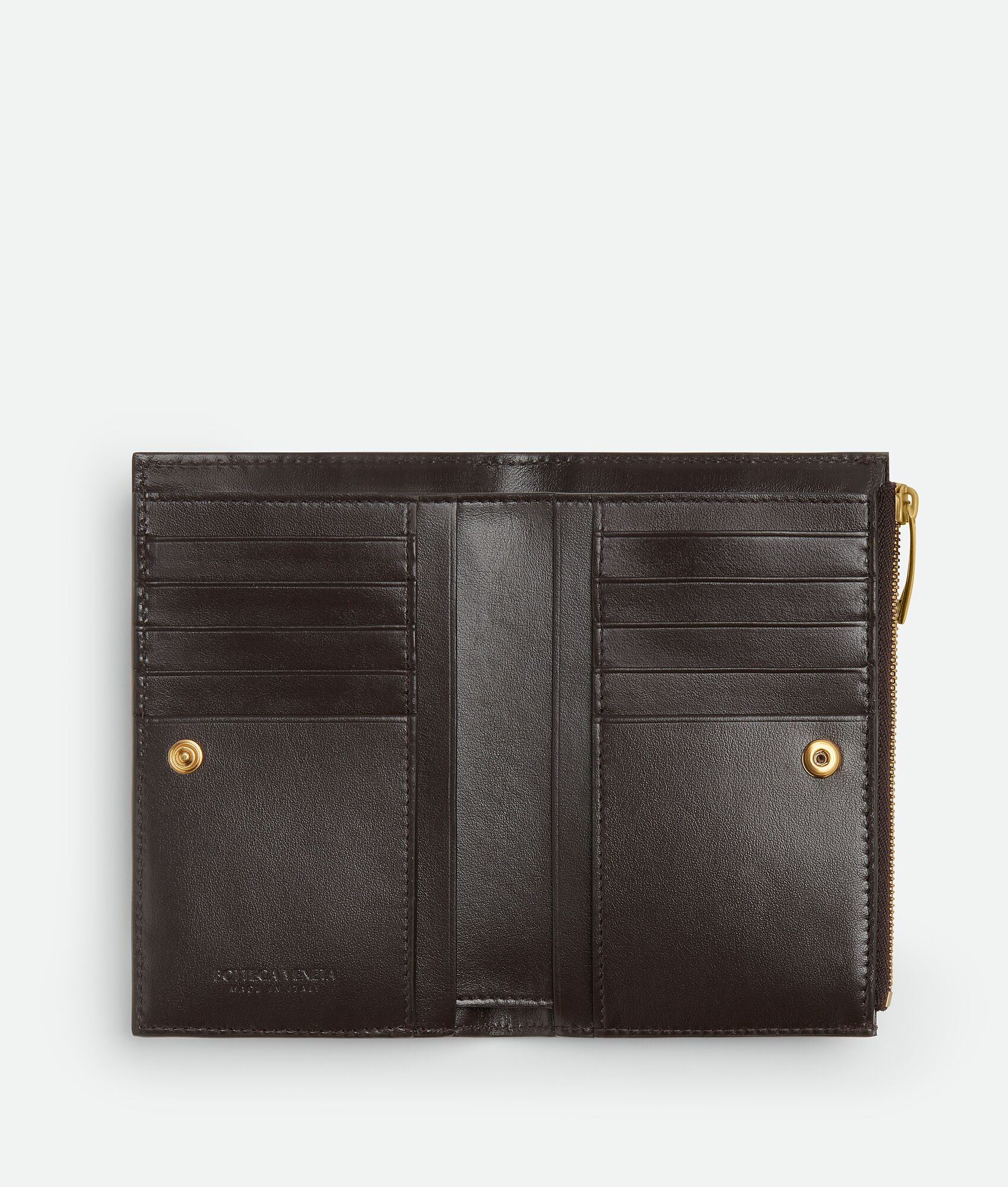 BOTTEGA VENETA 中号Intrecciato编织双折钱包