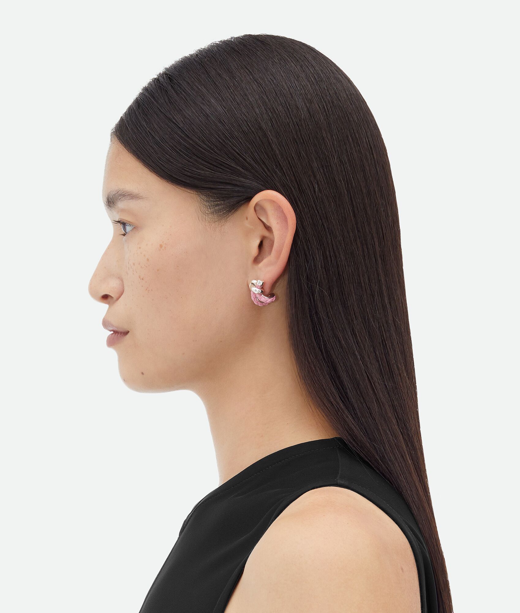 BOTTEGA VENETA Knot Hoop环形耳环