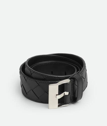 黑色Watch搭扣腰带