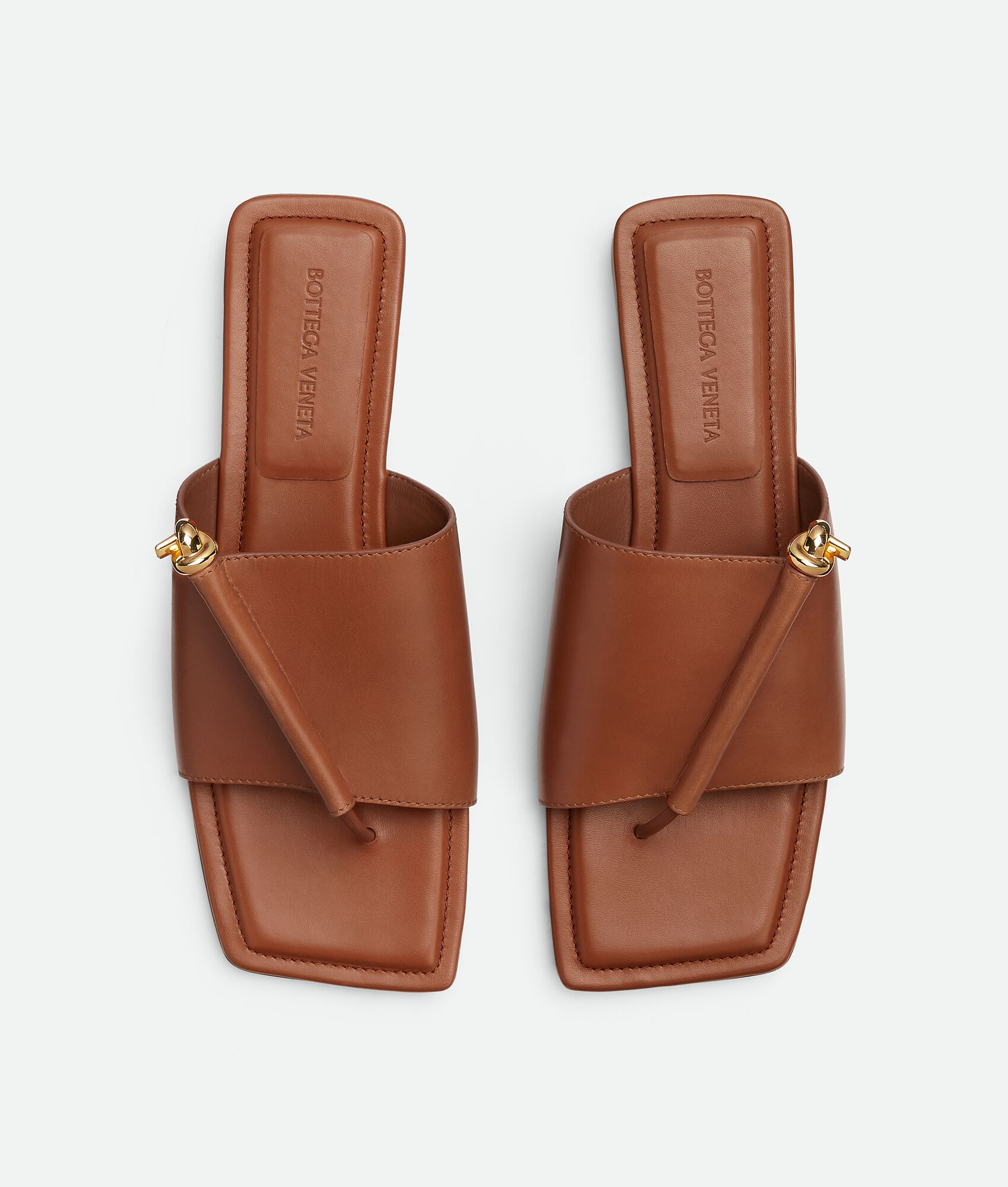 BOTTEGA VENETA 女士Solstice平底夹趾凉鞋
