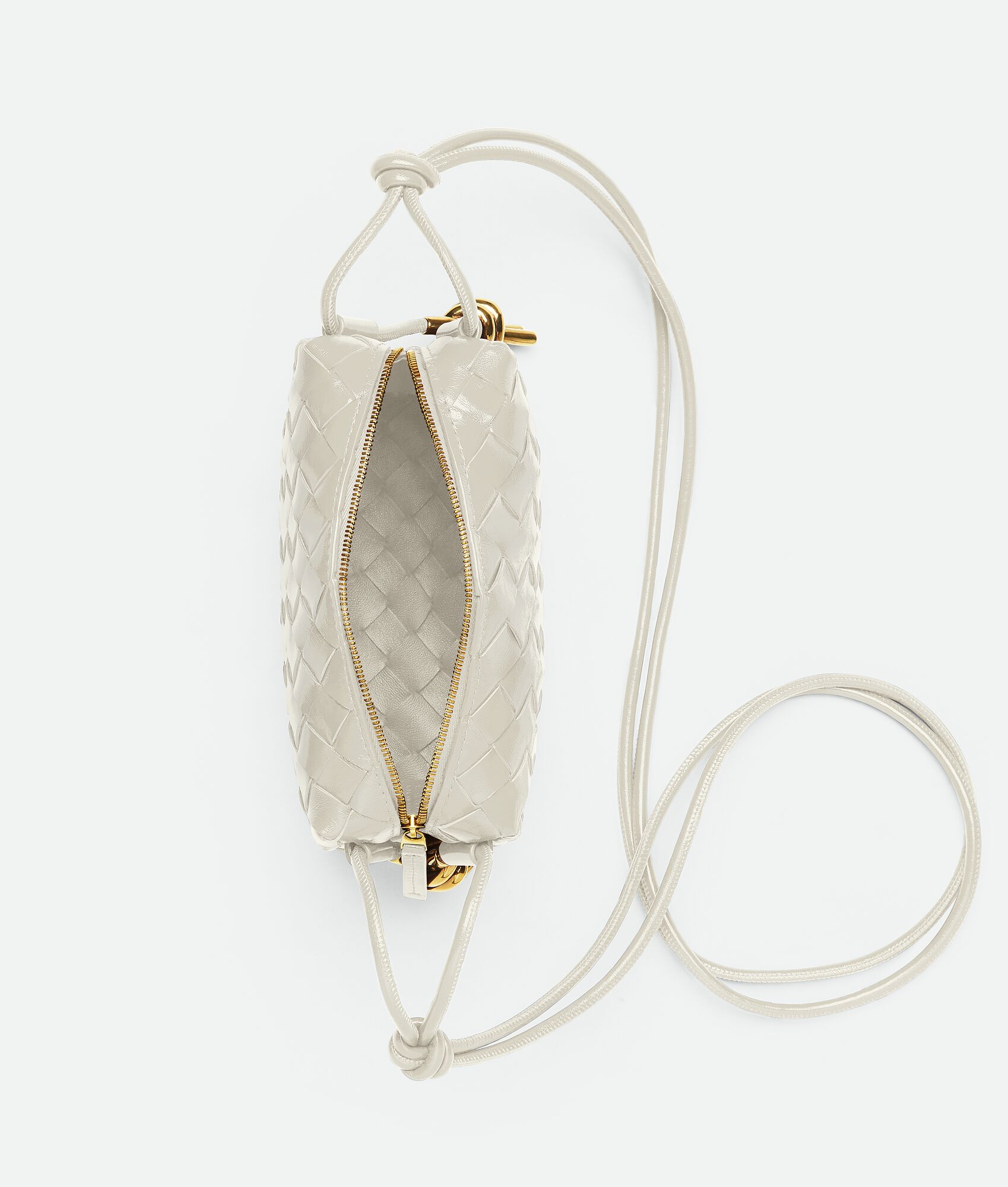 BOTTEGA VENETA Loop迷你金属扭结斜挎包