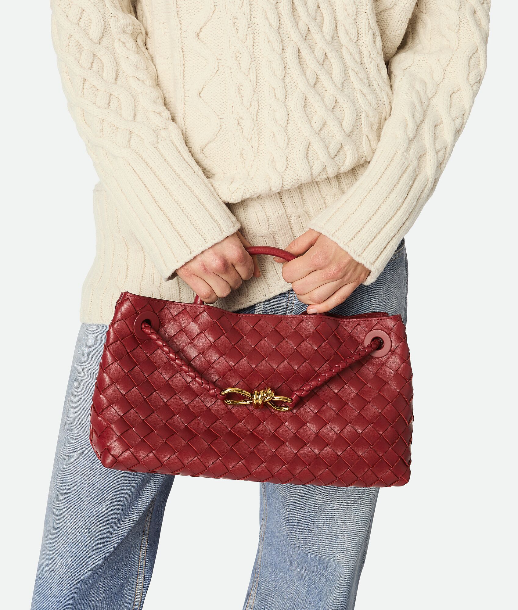 BOTTEGA VENETA 小号横款Andiamo手提包