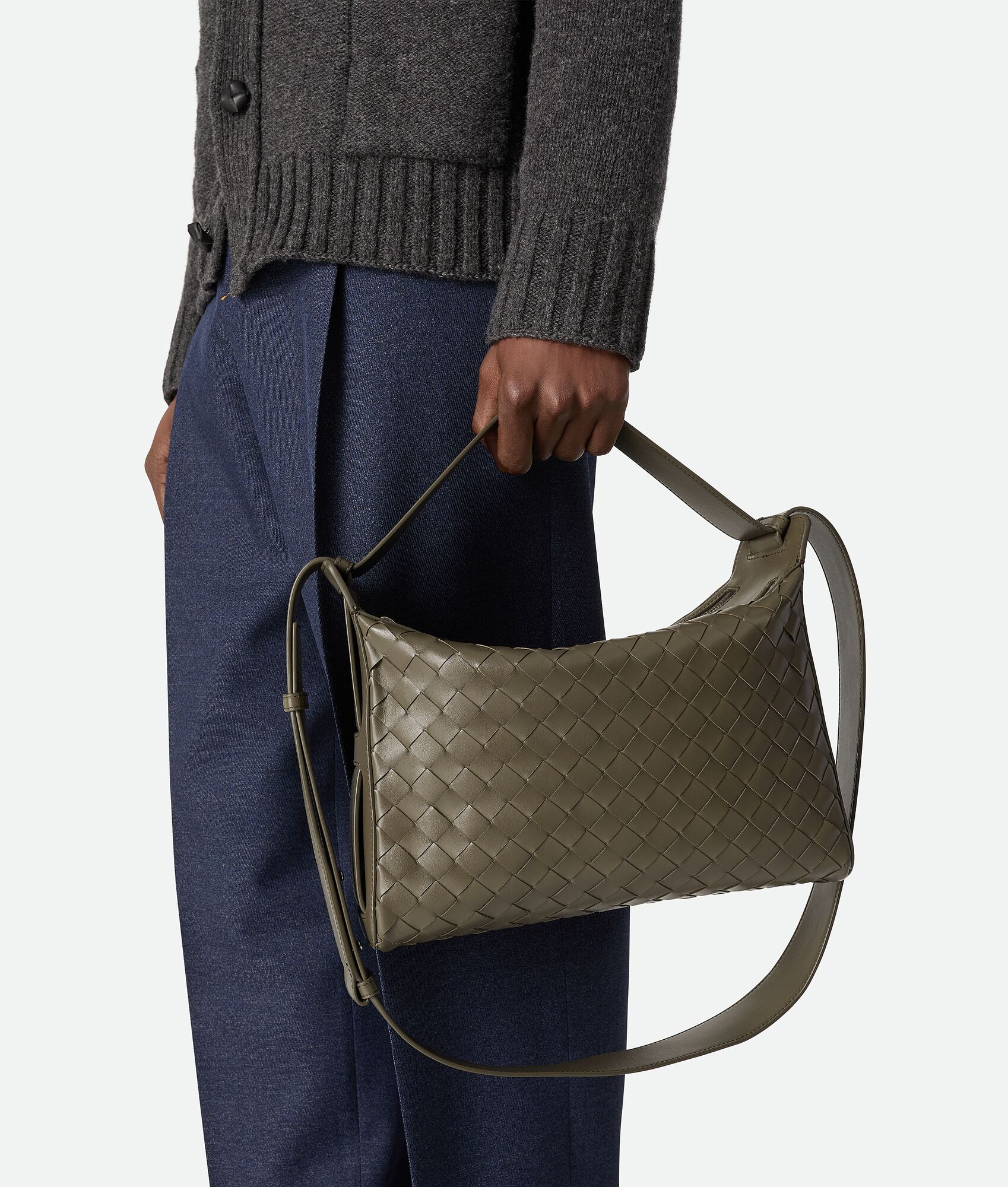 BOTTEGA VENETA Intrecciato编织Tribeca手提包