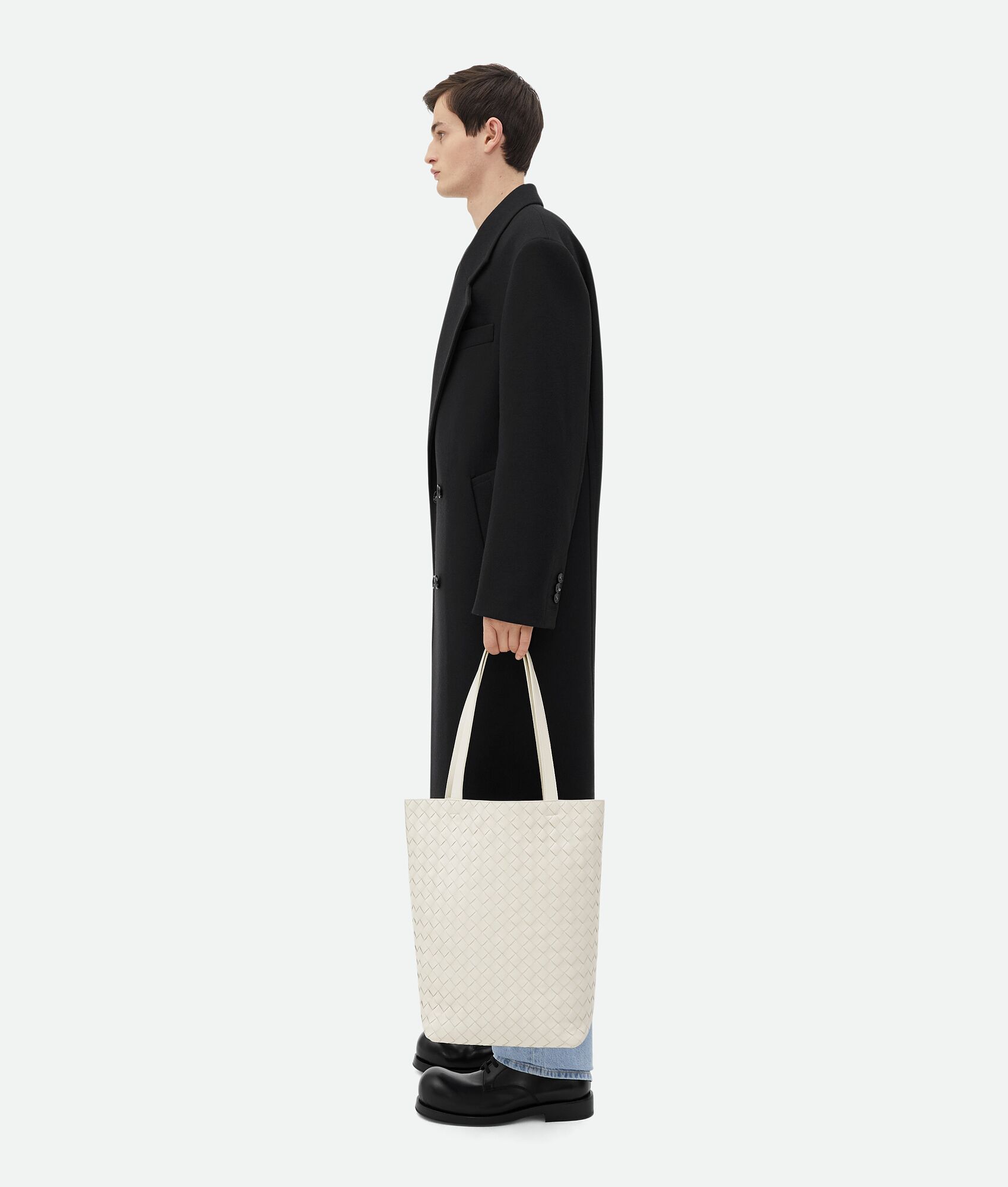 BOTTEGA VENETA 小号Intrecciato编织Tote托特手袋