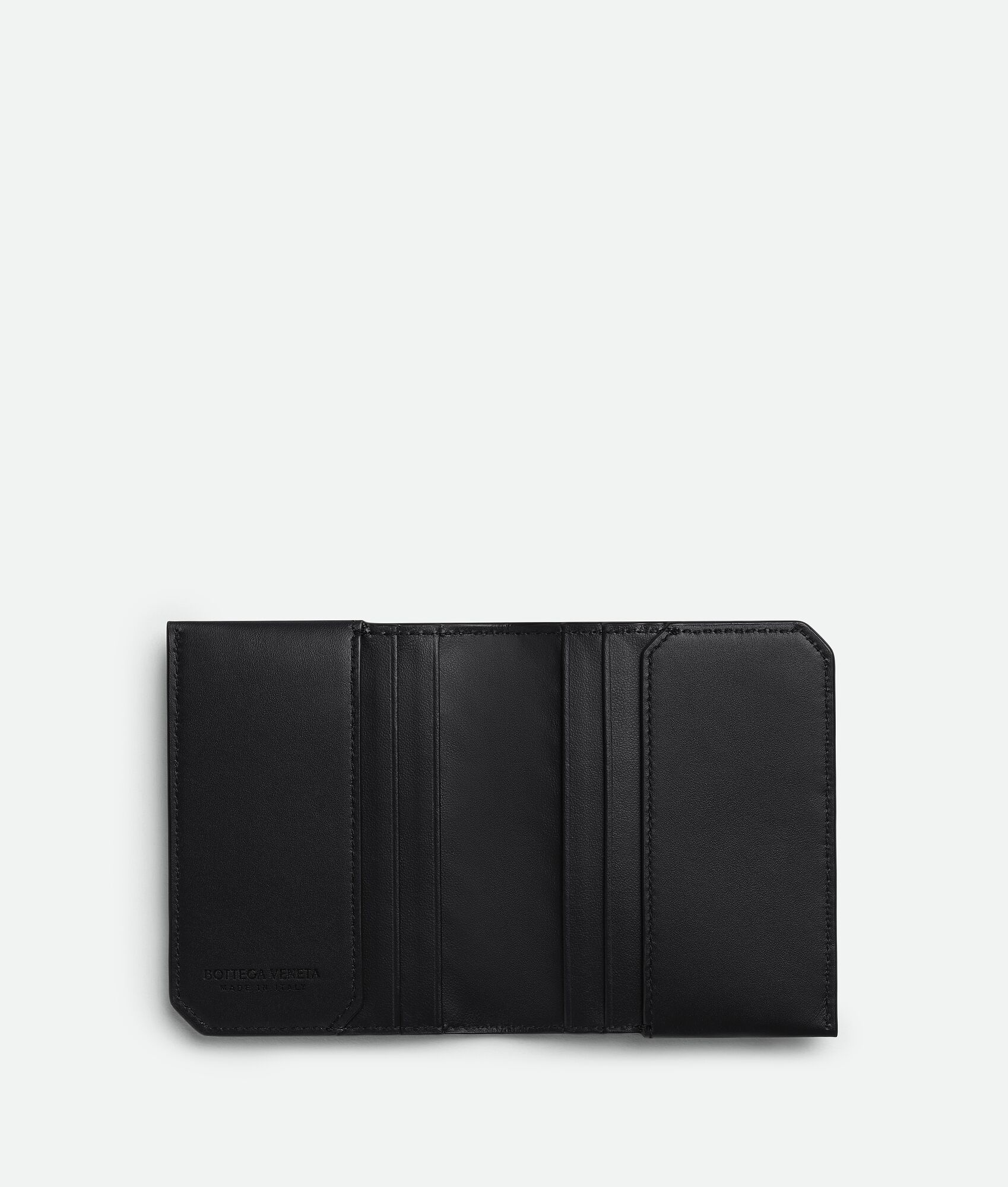 BOTTEGA VENETA Intrecciato编织Piccolo Flap翻盖卡包