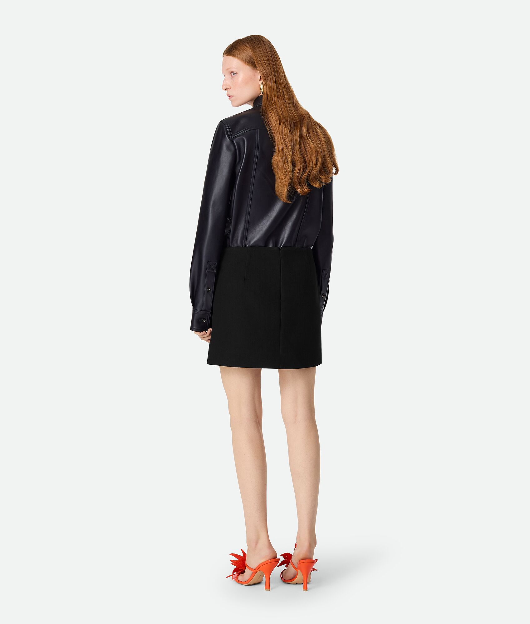 BOTTEGA VENETA 双面棉混纺半身裙