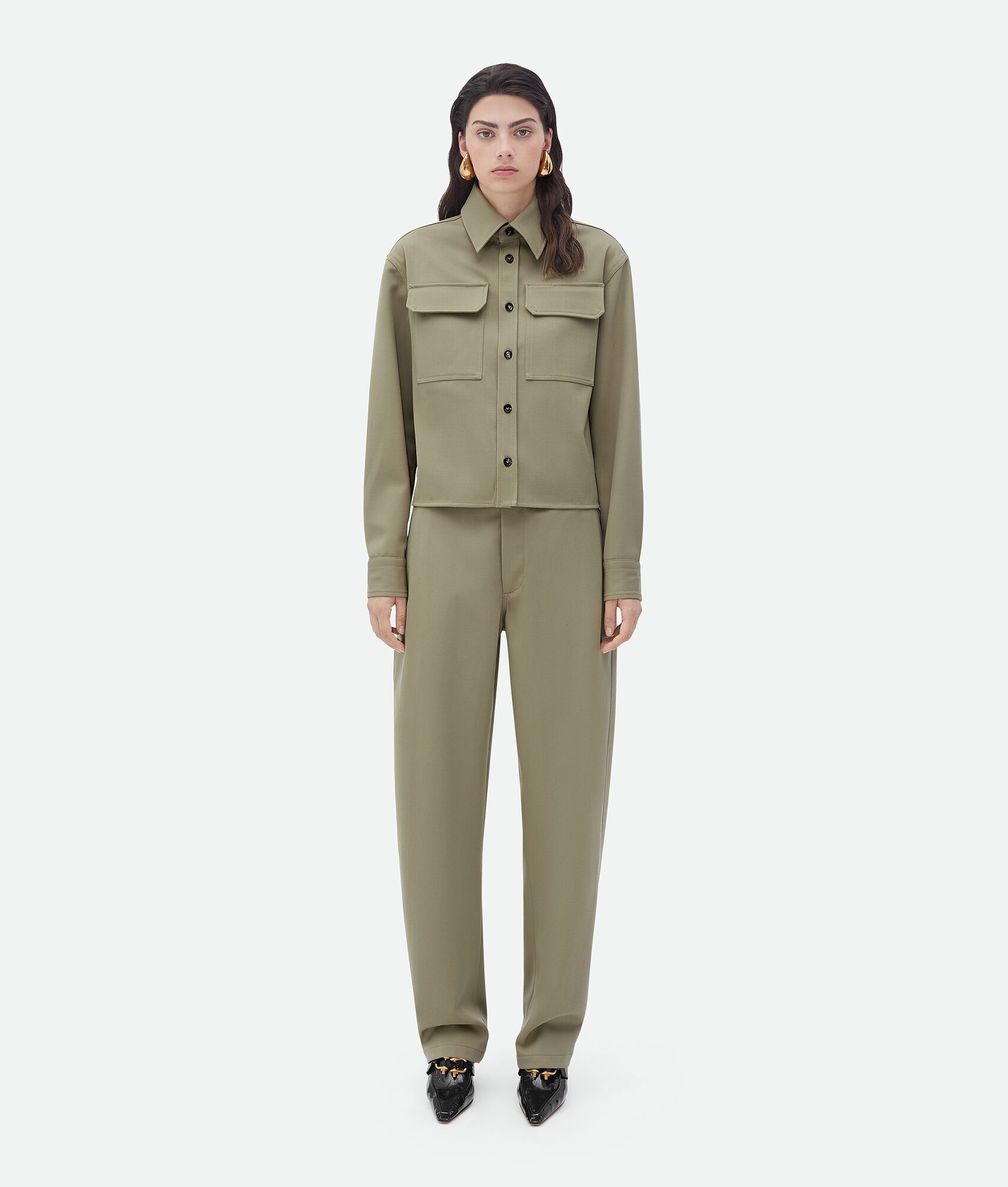 BOTTEGA VENETA 呢绒衬衫
