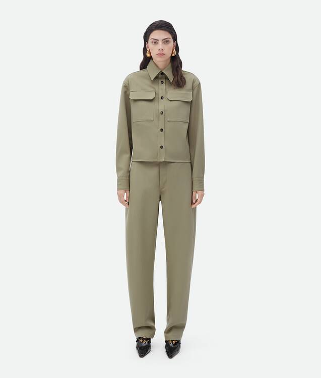 BOTTEGA VENETA 呢绒衬衫