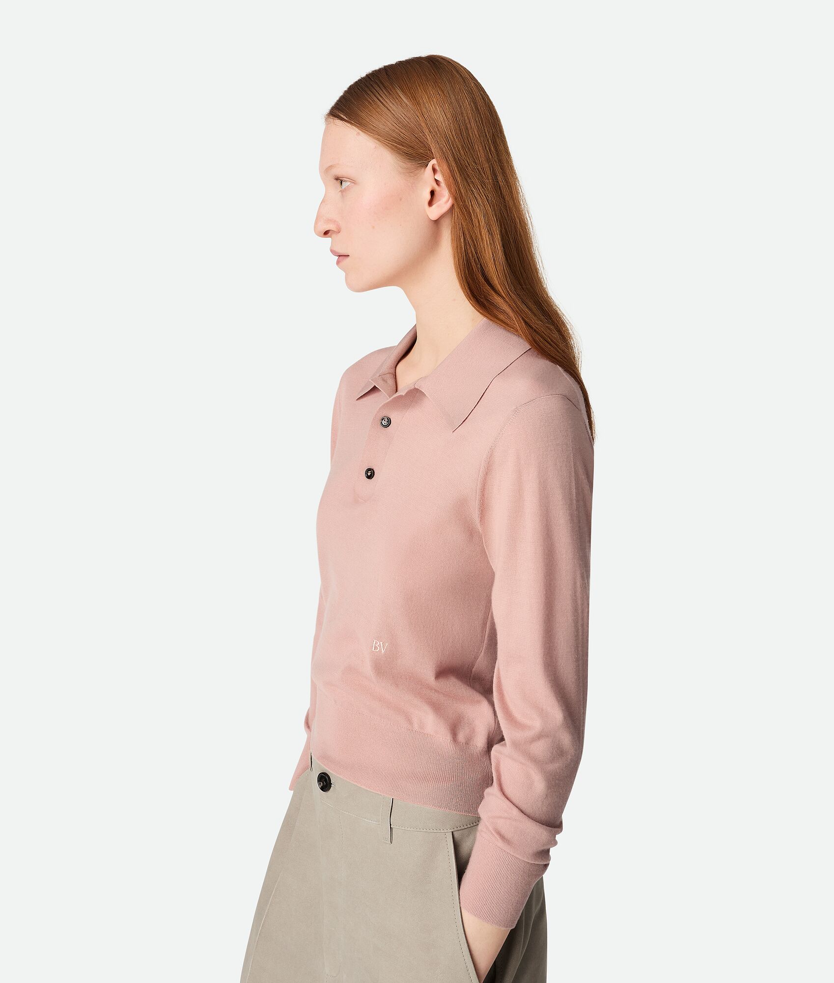 BOTTEGA VENETA 轻盈精细山羊绒Polo衫