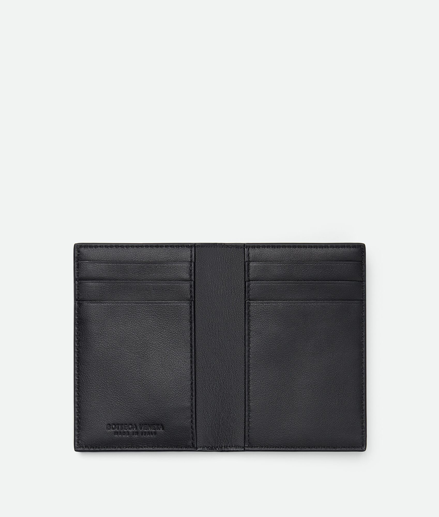 BOTTEGA VENETA Intrecciato编织翻盖卡包