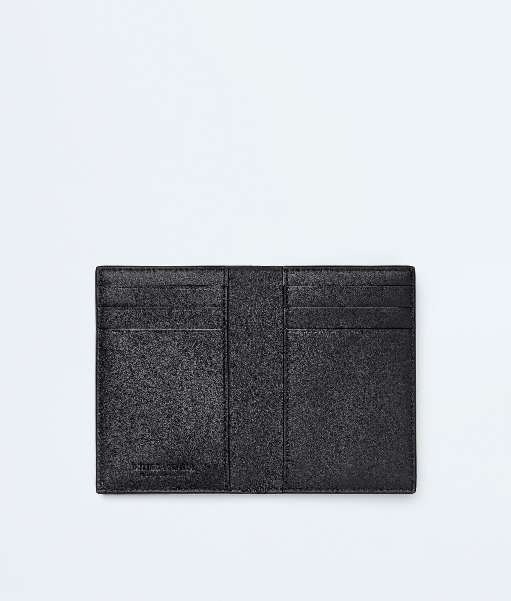 BOTTEGA VENETA Intrecciato编织翻盖卡包
