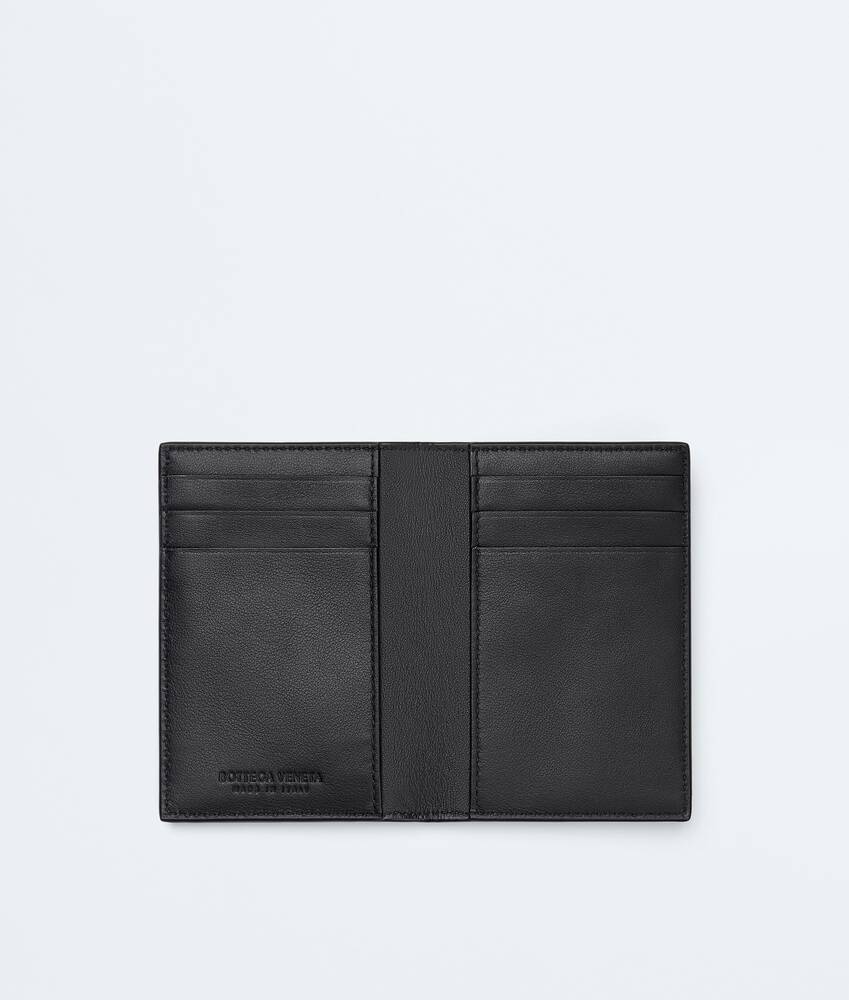 BOTTEGA VENETA Intrecciato编织翻盖卡包