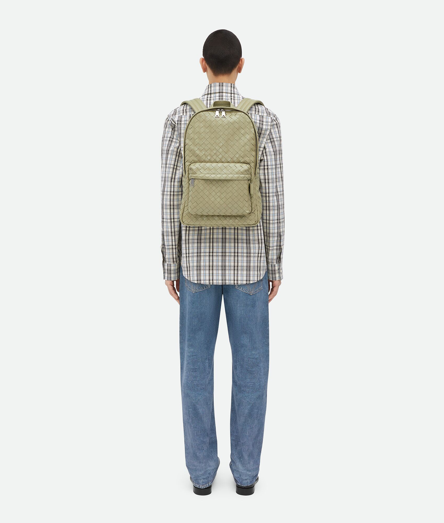 BOTTEGA VENETA 中号Intrecciato编织背包
